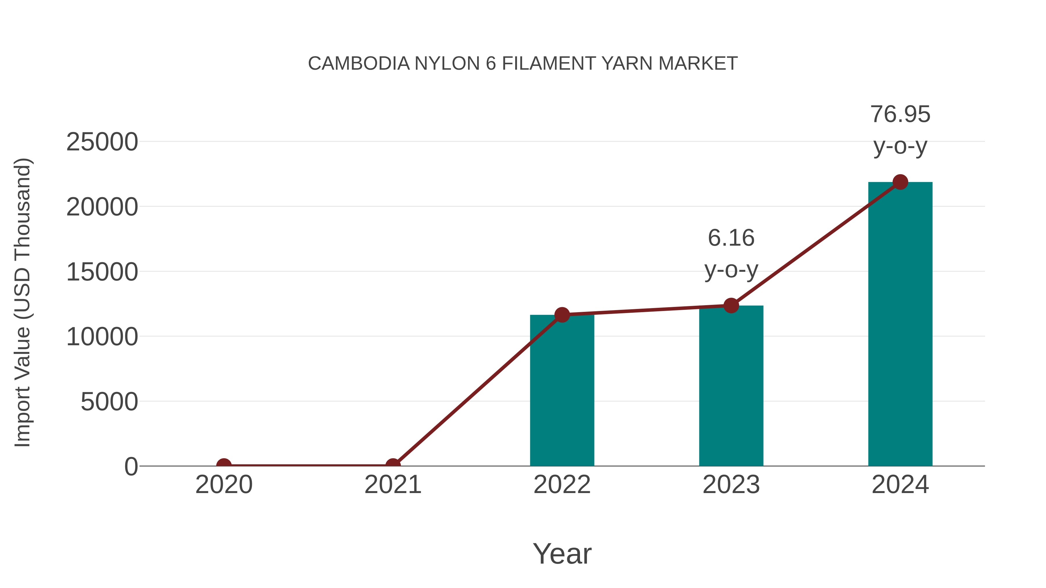  Cambodia Nylon 6 Filament Yarn Market: Import Trend Analysis