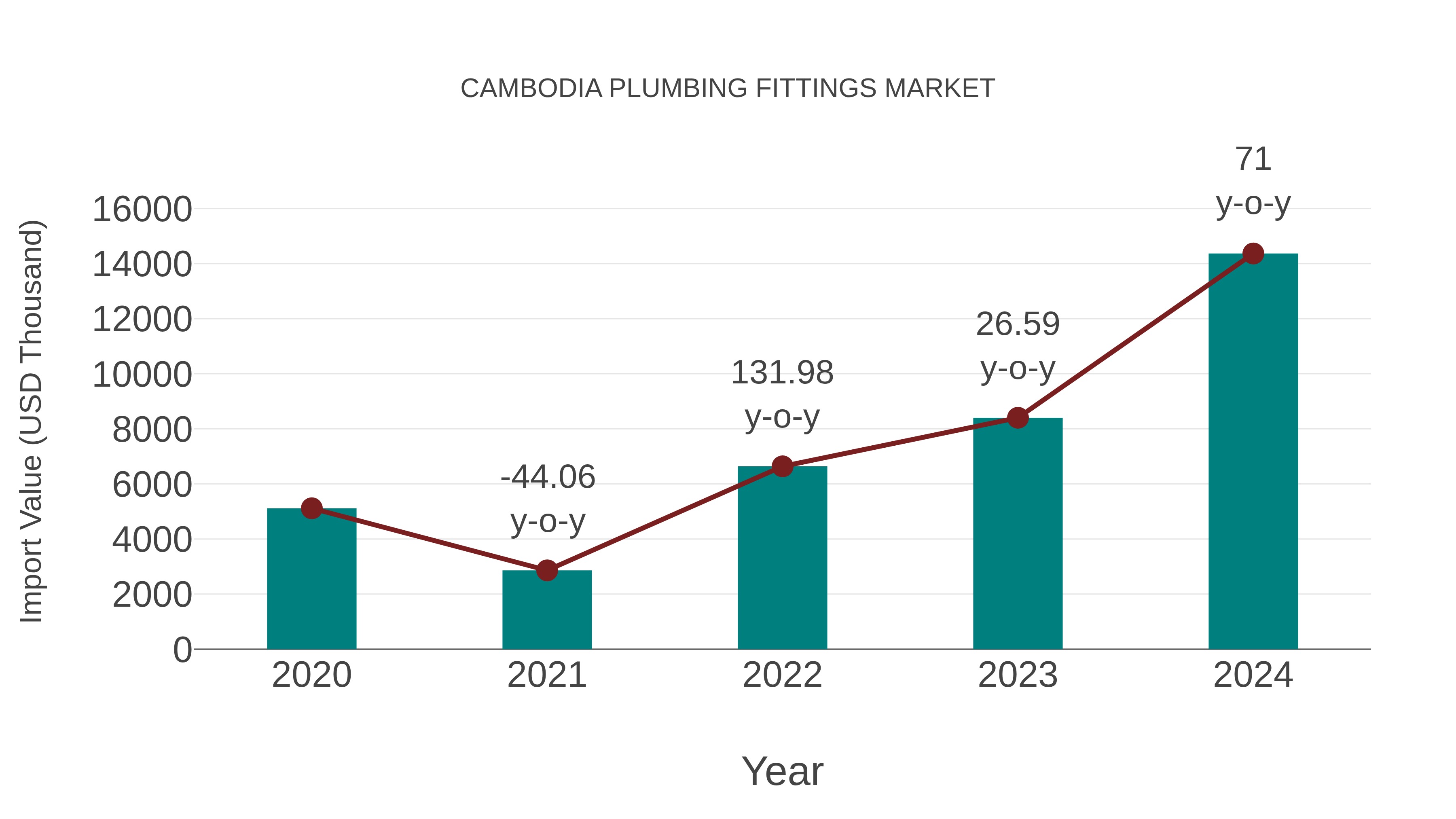  Cambodia Plumbing Fittings Market: Import Trend Analysis