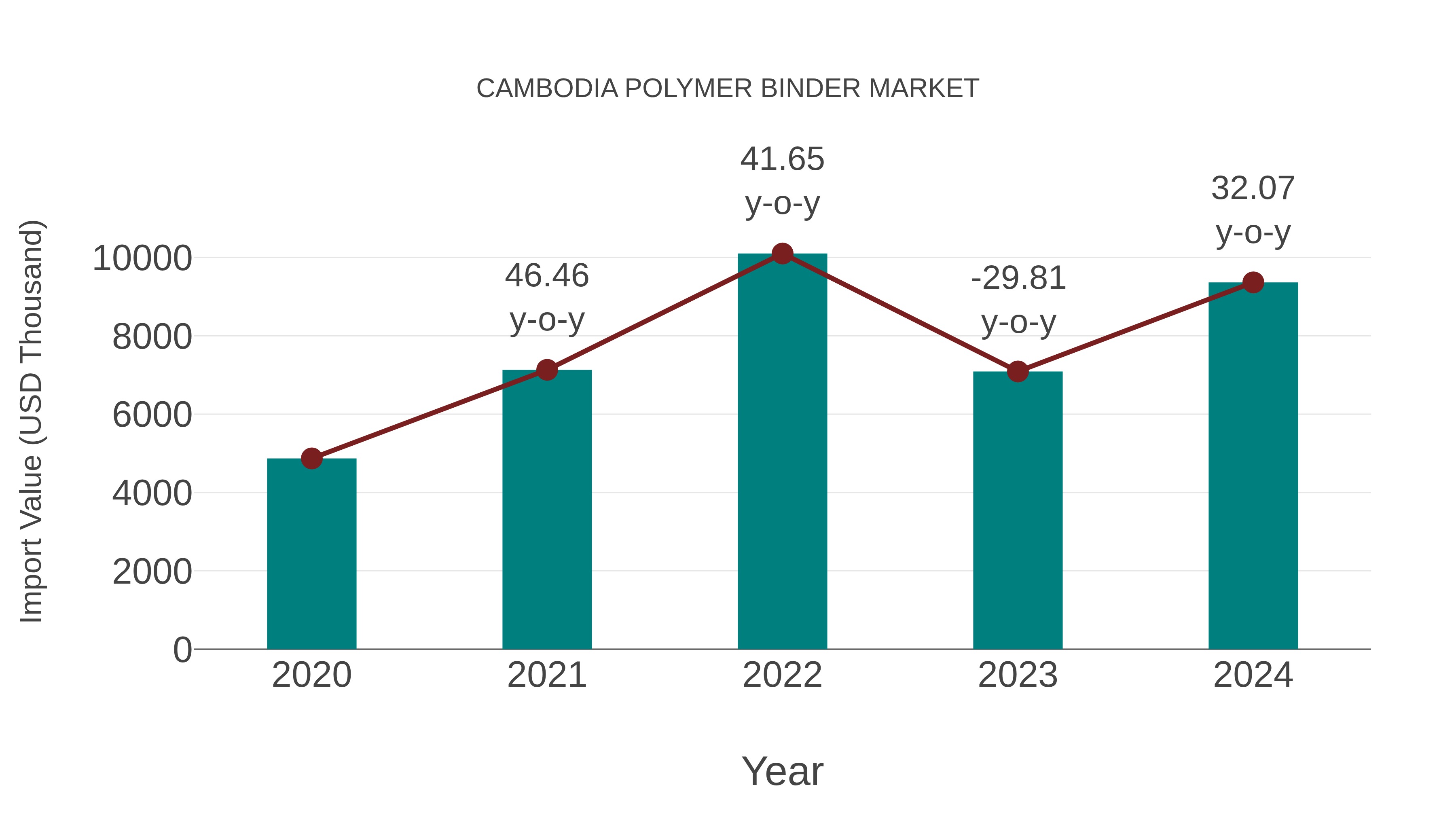  Cambodia Polymer Binder Market: Import Trend Analysis