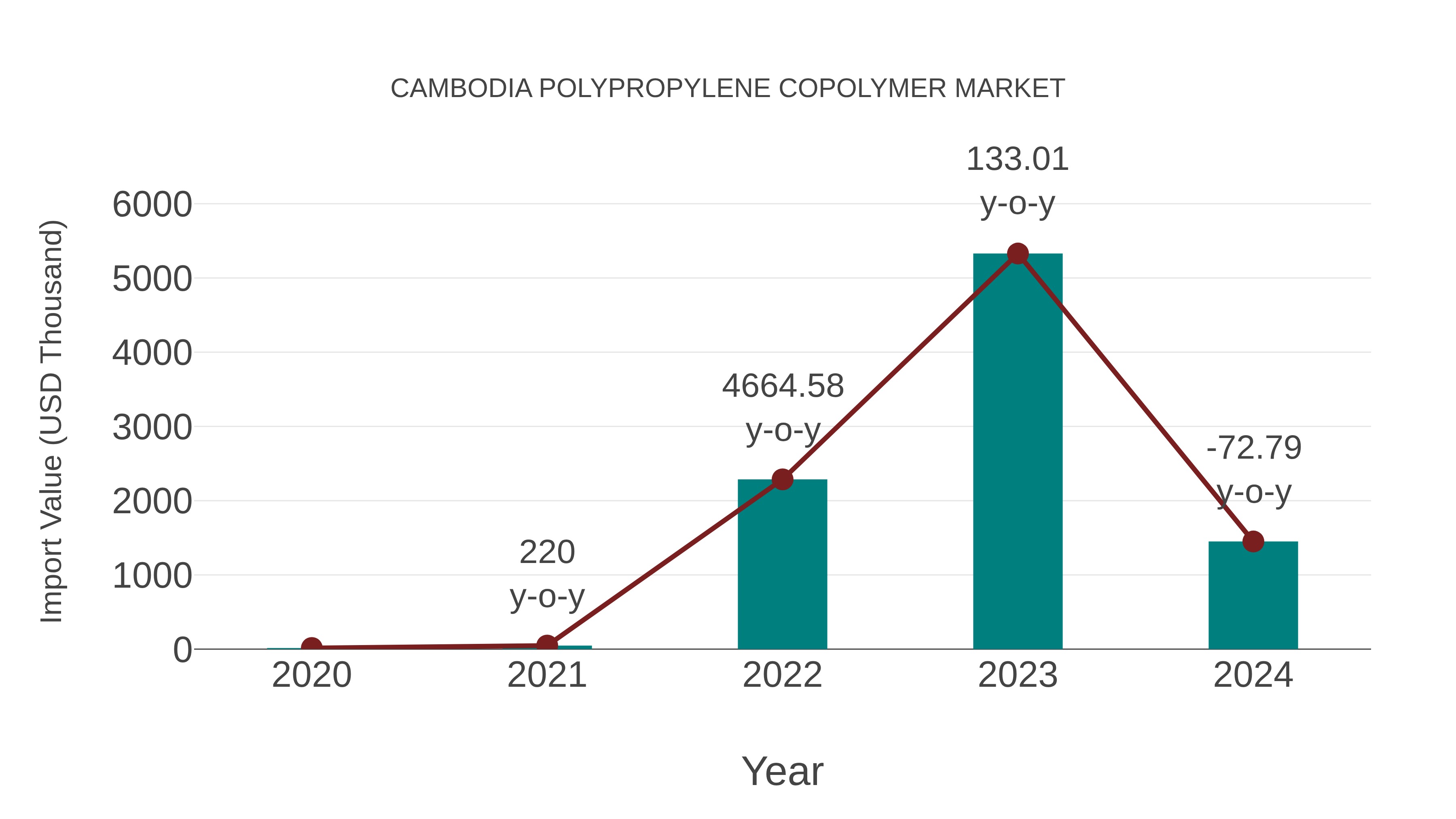 Cambodia Polypropylene Copolymer Market: Import Trend Analysis