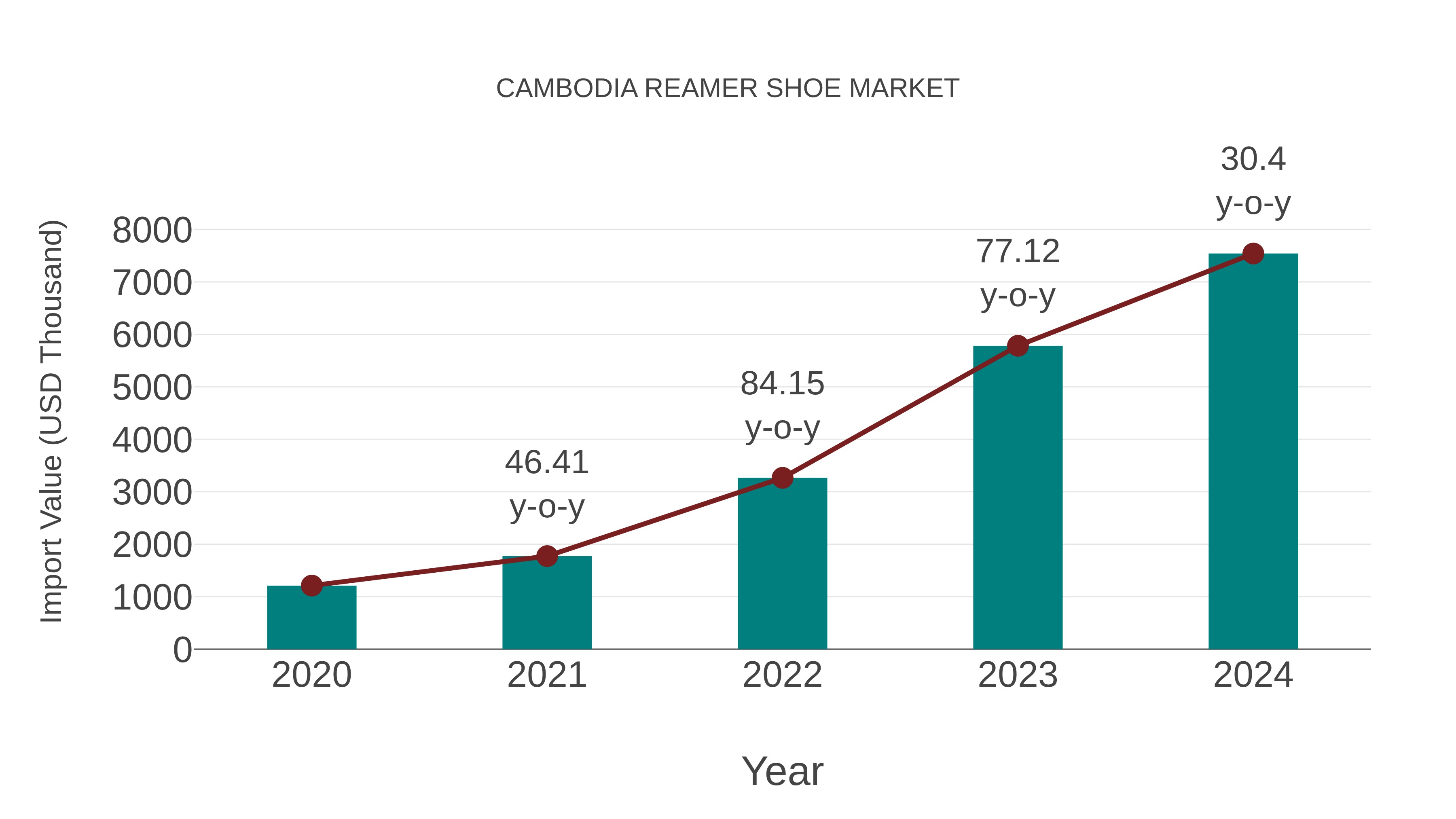  Cambodia Reamer Shoe Market: Import Trend Analysis