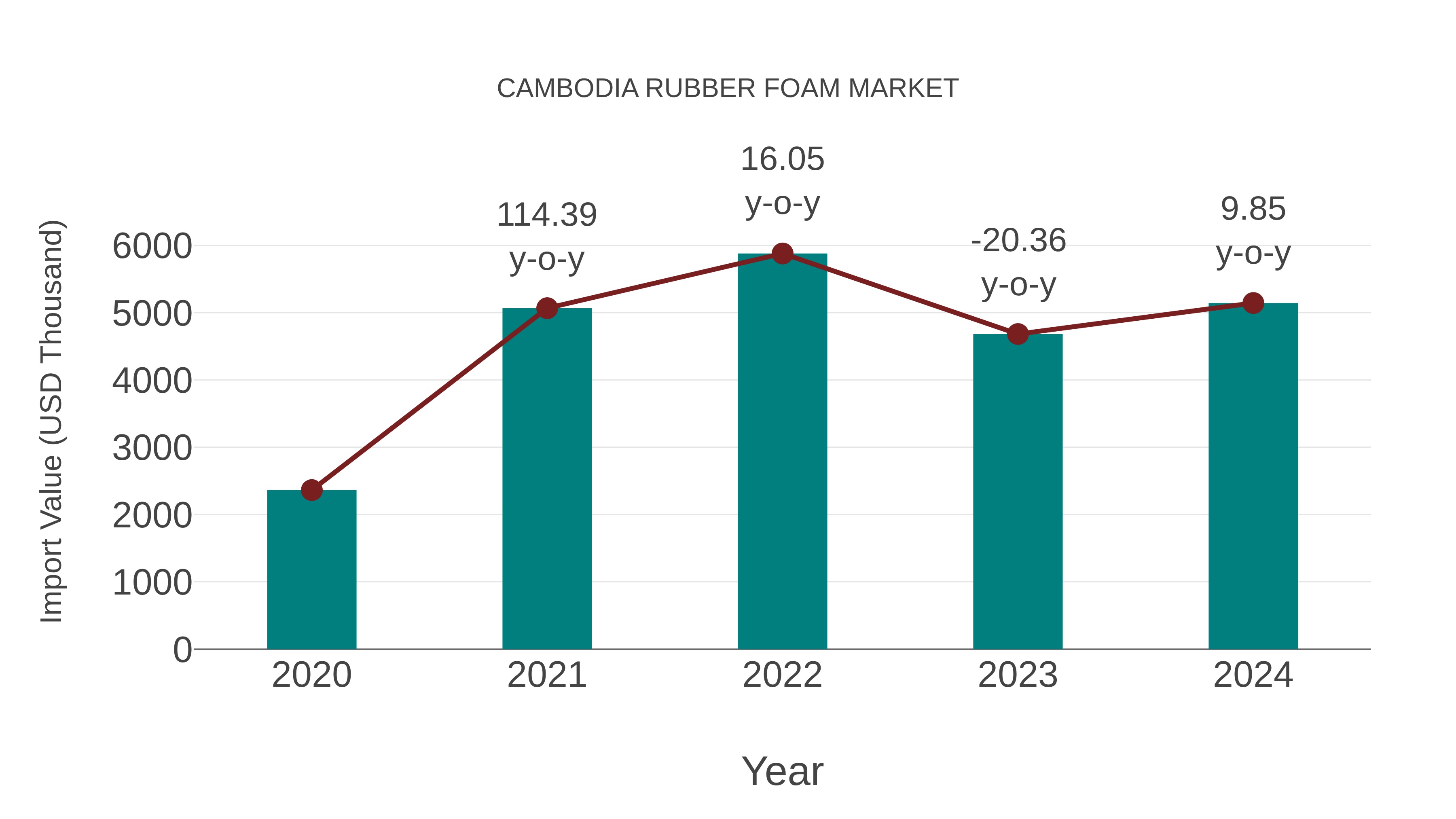  Cambodia Rubber Foam Market: Import Trend Analysis
