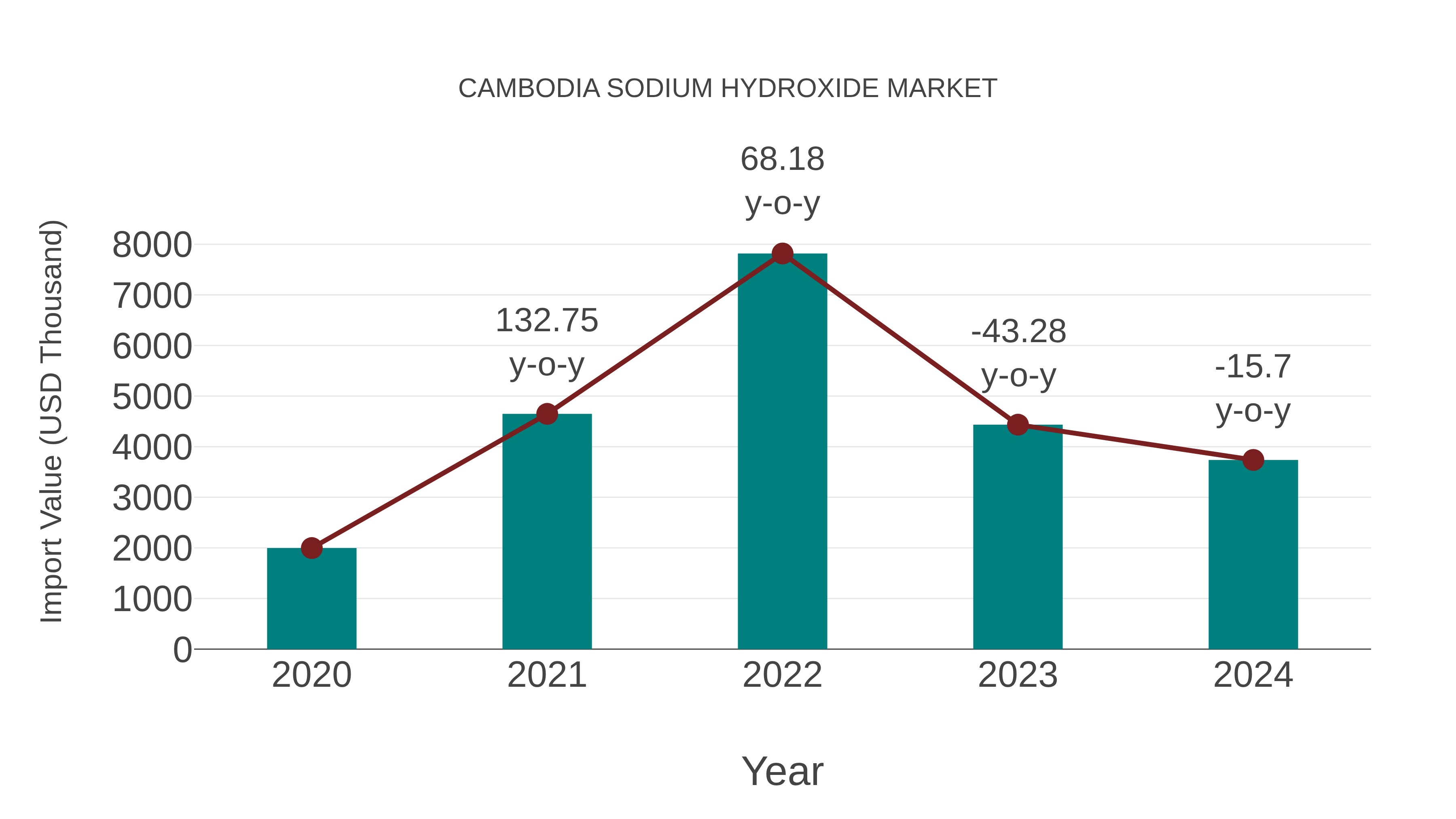  Cambodia Sodium Hydroxide Market: Import Trend Analysis