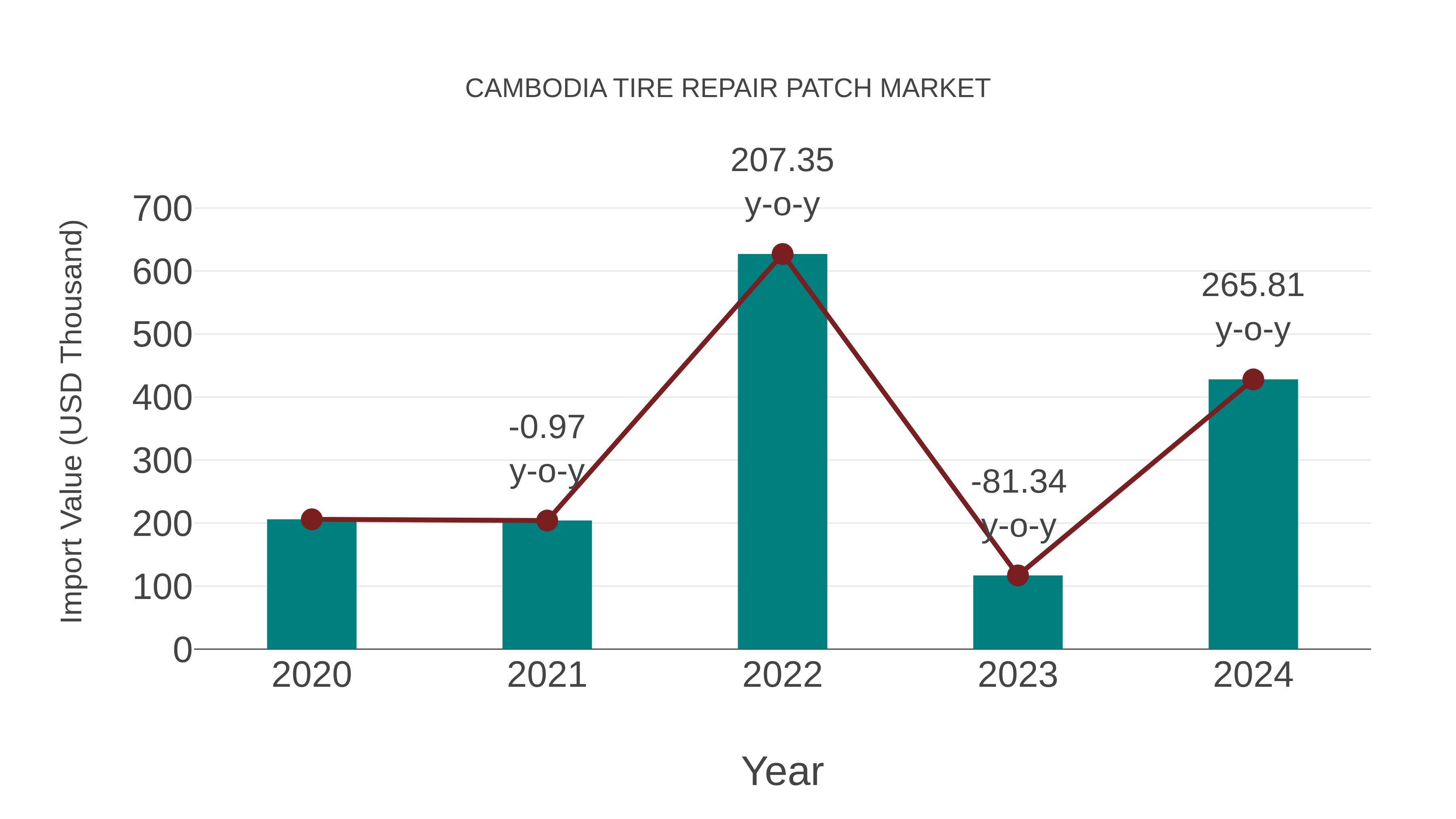  Cambodia Tire Repair Patch Market: Import Trend Analysis