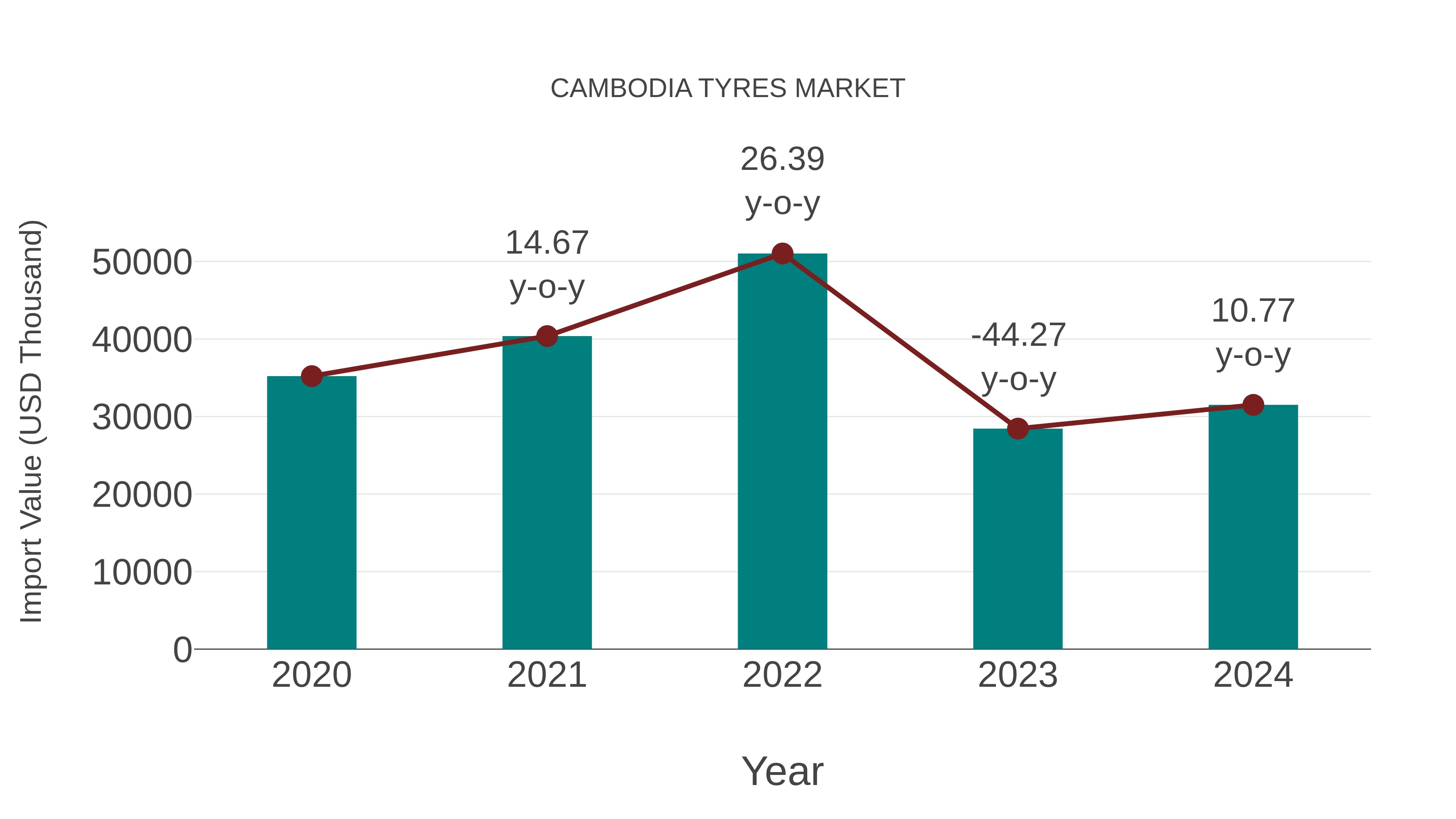  Cambodia Tyres Market: Import Trend Analysis