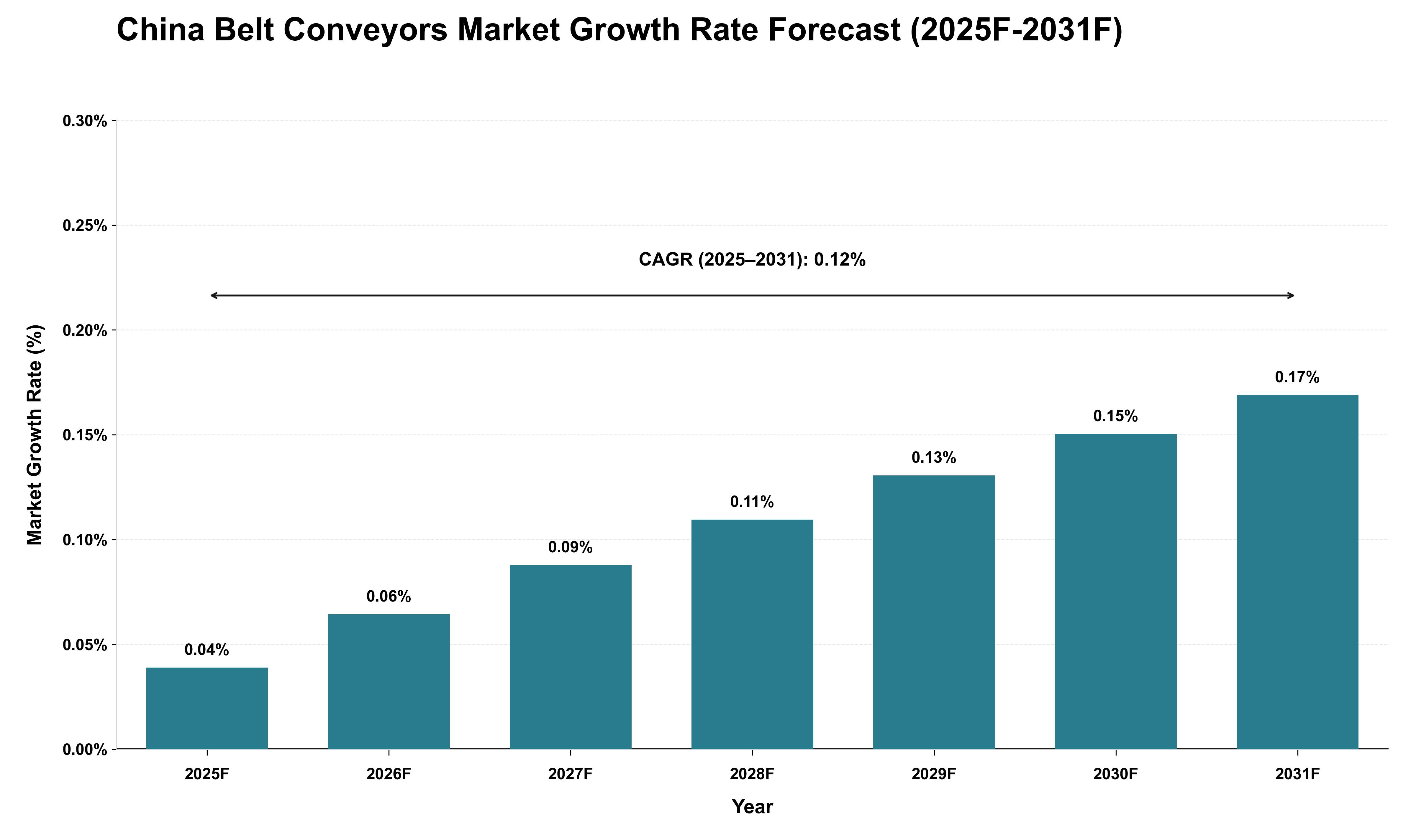 China Belt Conveyors Market Growth Rate Analysis (2025 - 2031)