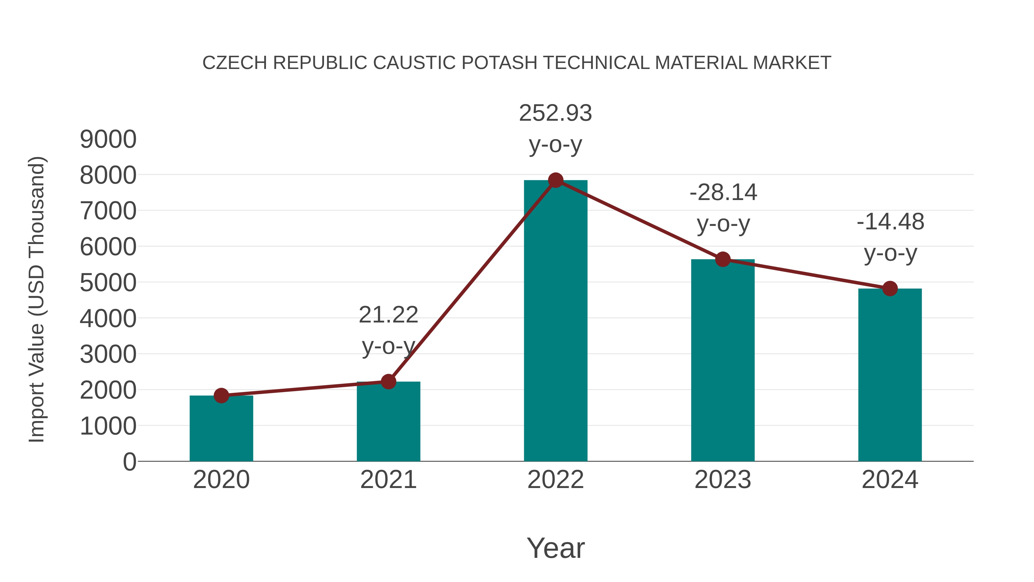  Czech Republic Caustic Potash Technical Material Market: Import Trend Analysis