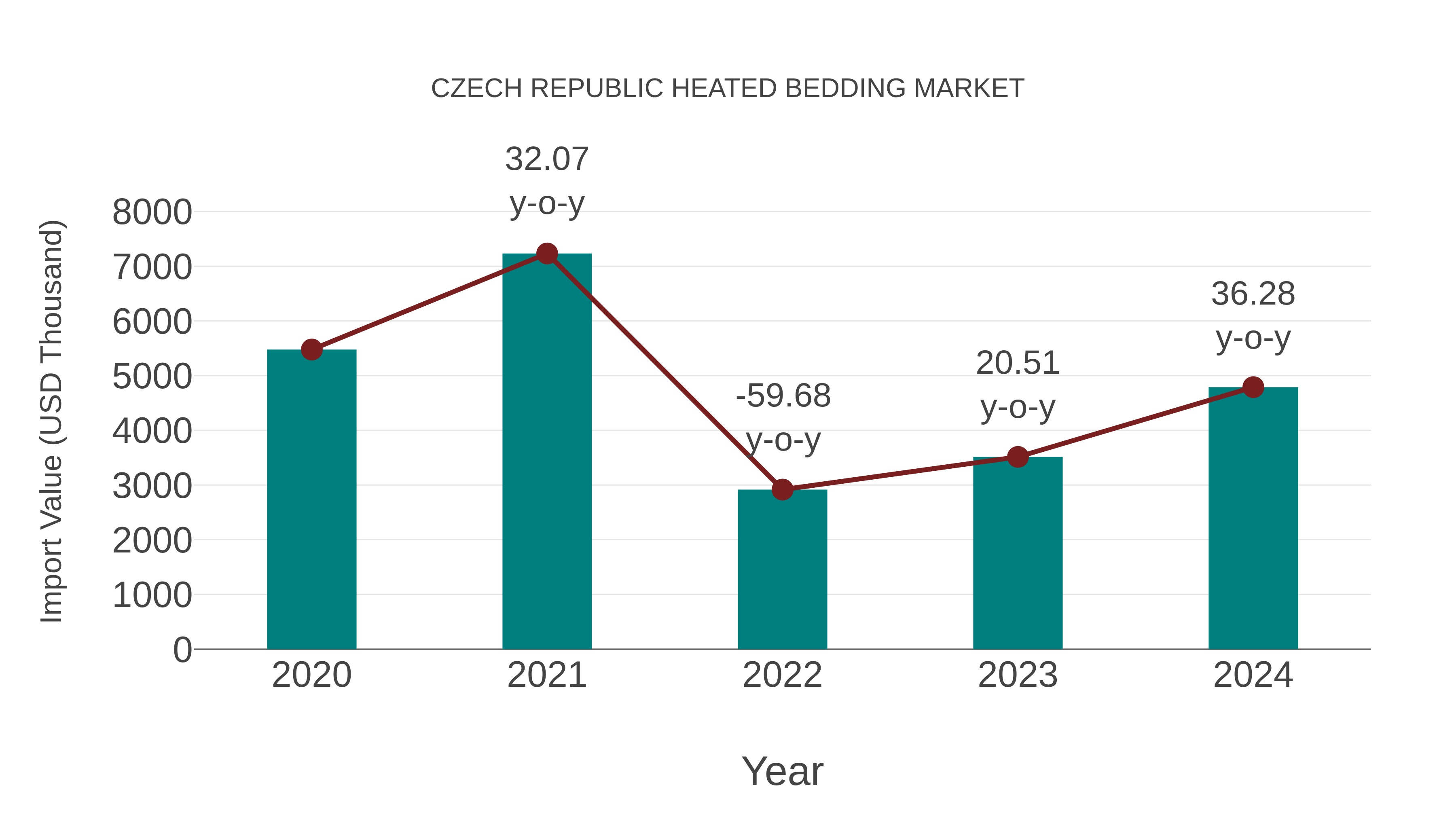 Czech Republic Heated Bedding Market: Import Trend Analysis