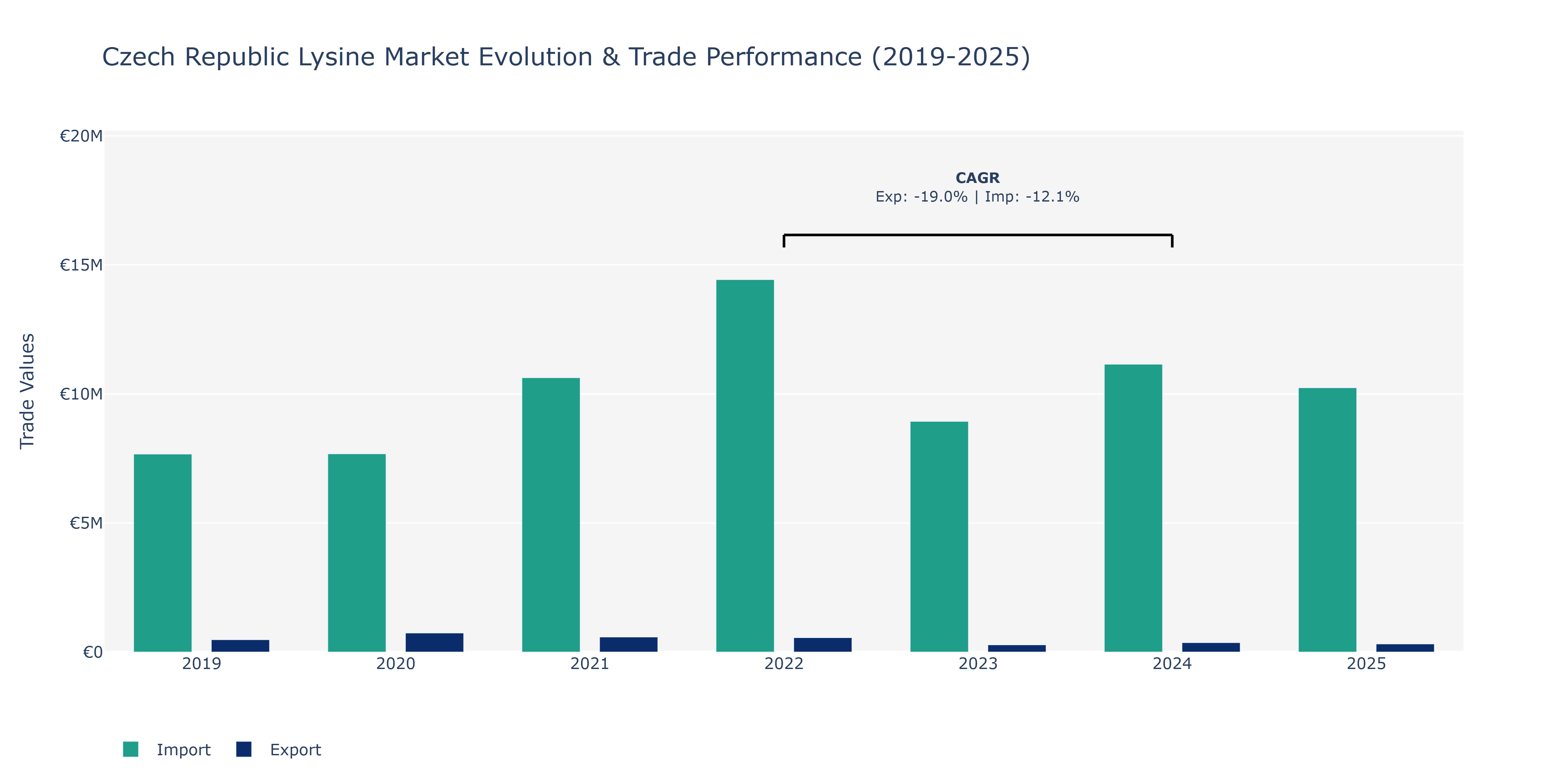 Czech Republic Lysine Market: Production & Trade Performance (2019-2025) Size