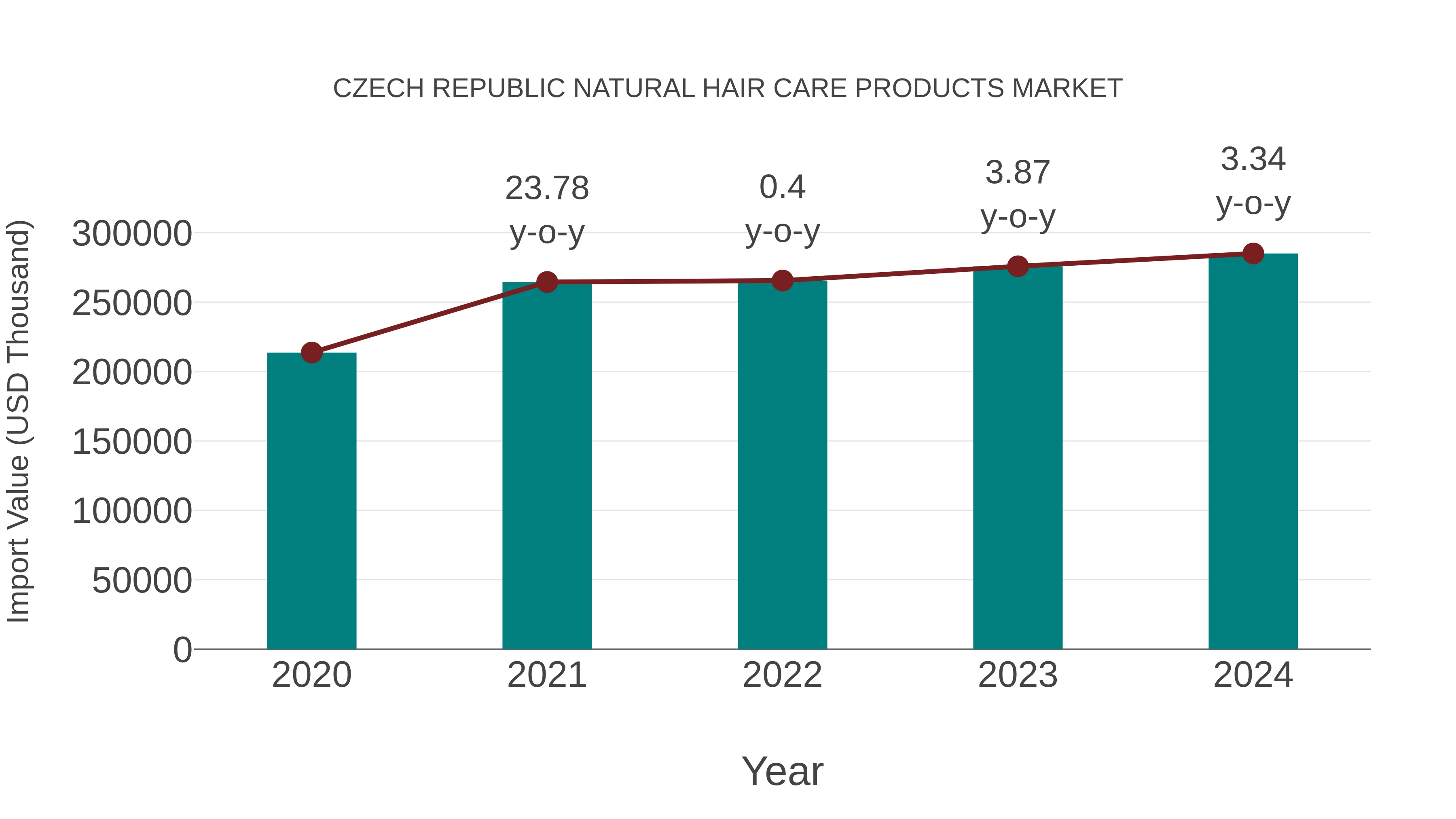 Czech Republic Natural Hair Care Products Market: Import Trend Analysis