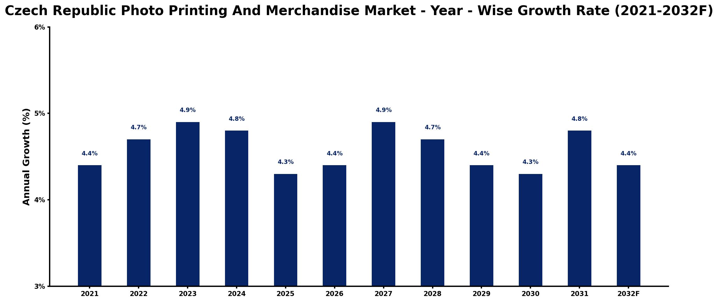 Czech Republic Photo Printing And Merchandise Market Year-wise Growth Rate and Key Drivers