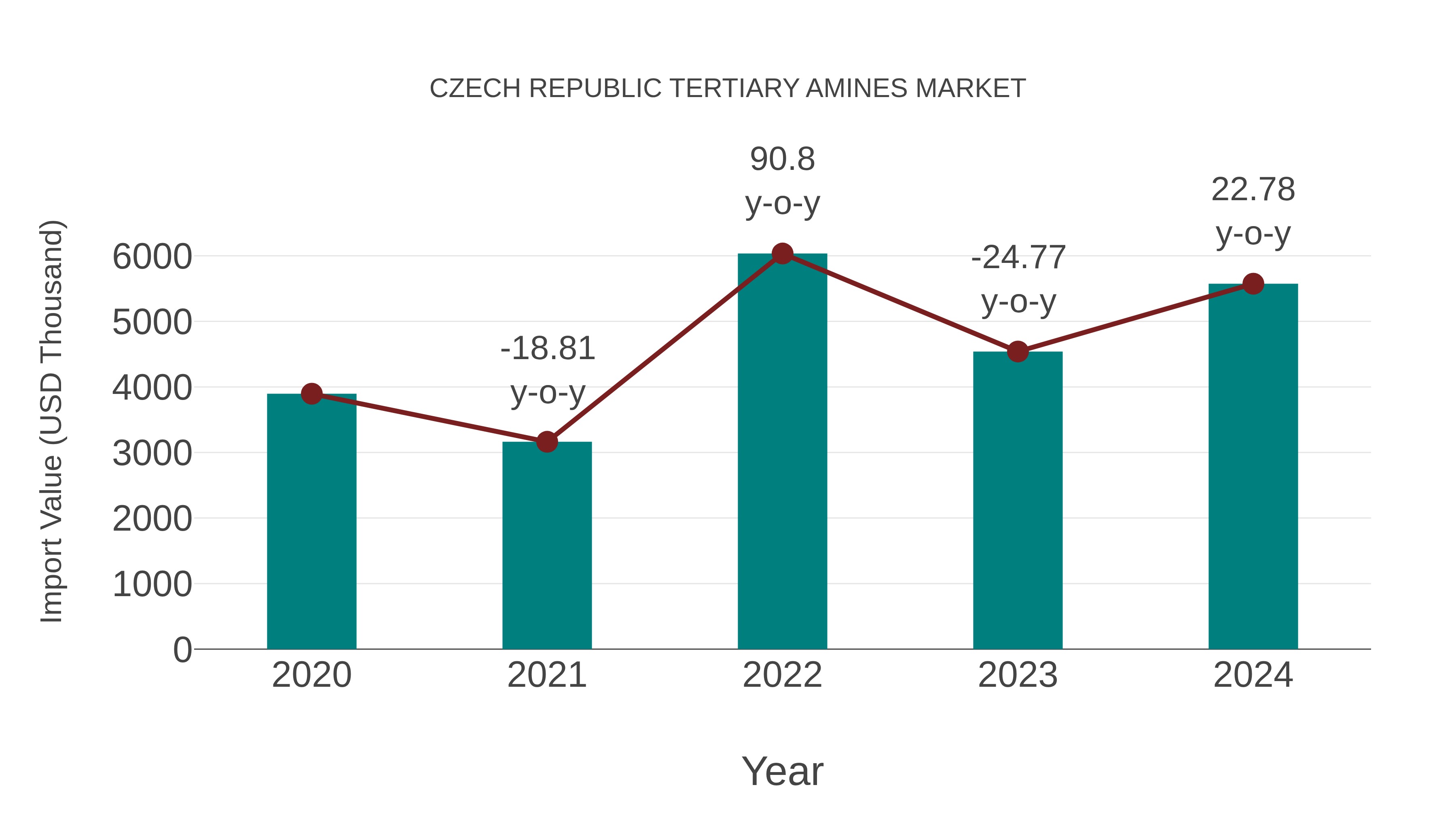  Czech Republic Tertiary Amines Market: Import Trend Analysis