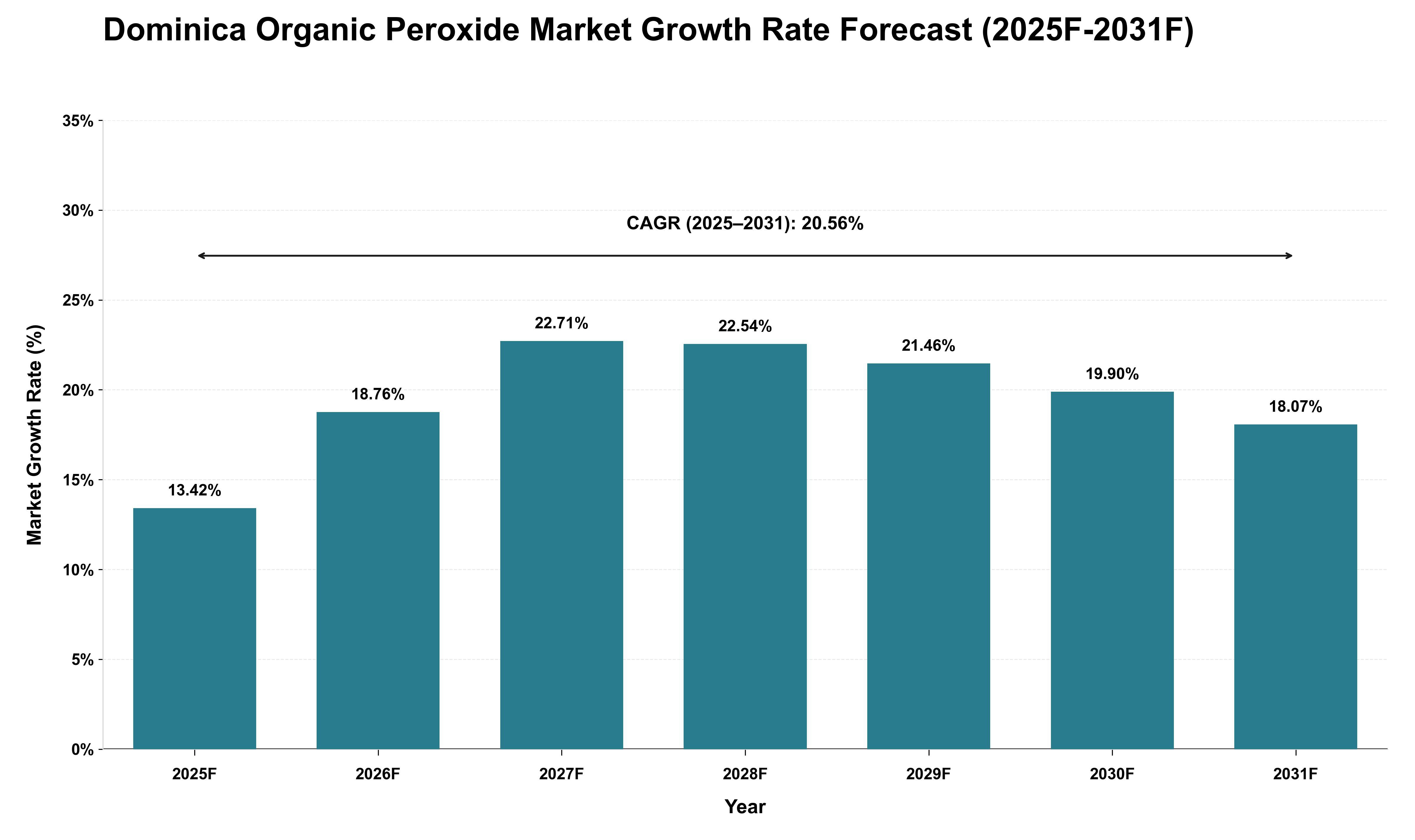 Dominica Organic Peroxide Market Growth Rate Analysis (2025 - 2031)