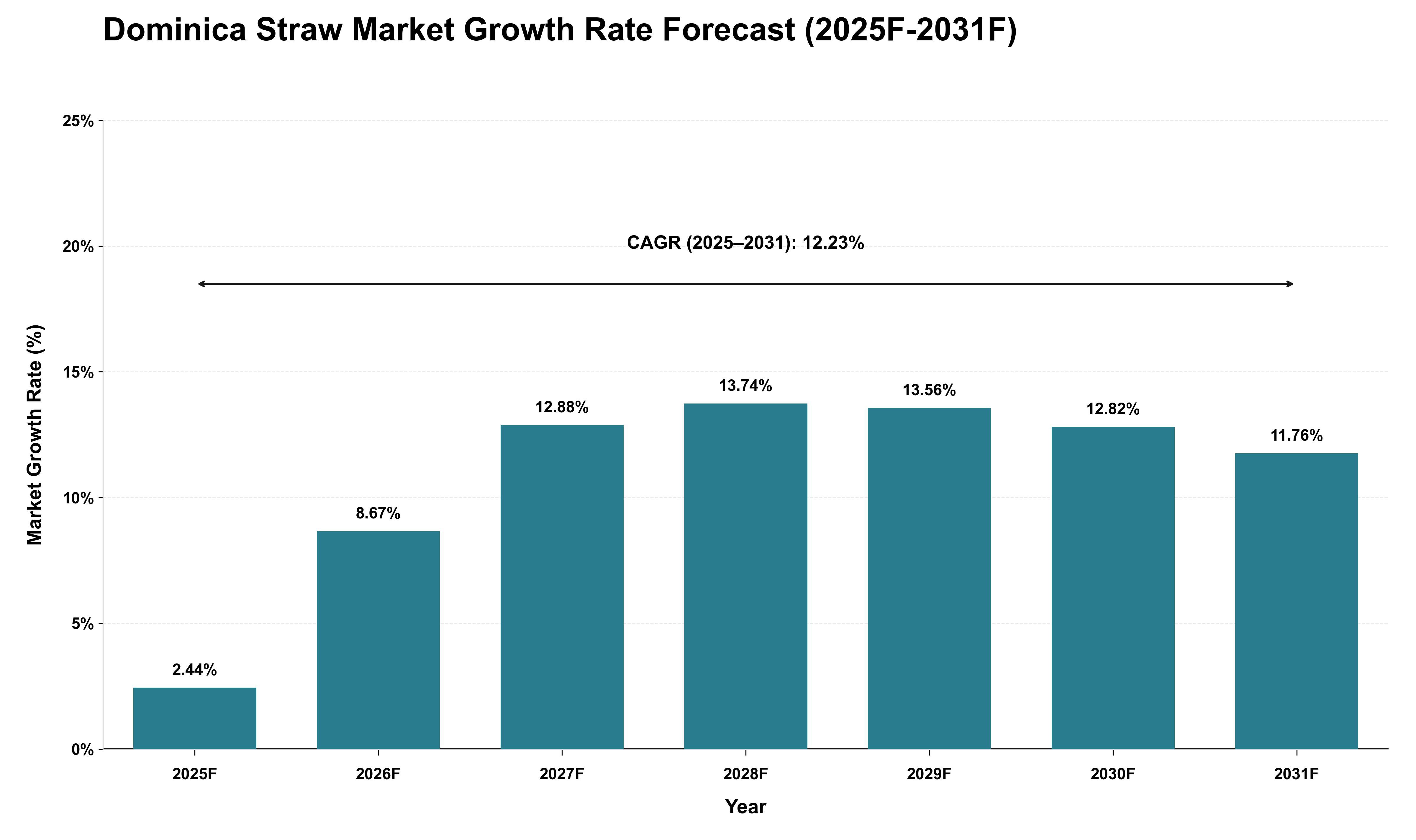 Dominica Straw Market Growth Rate Analysis (2025 - 2031)