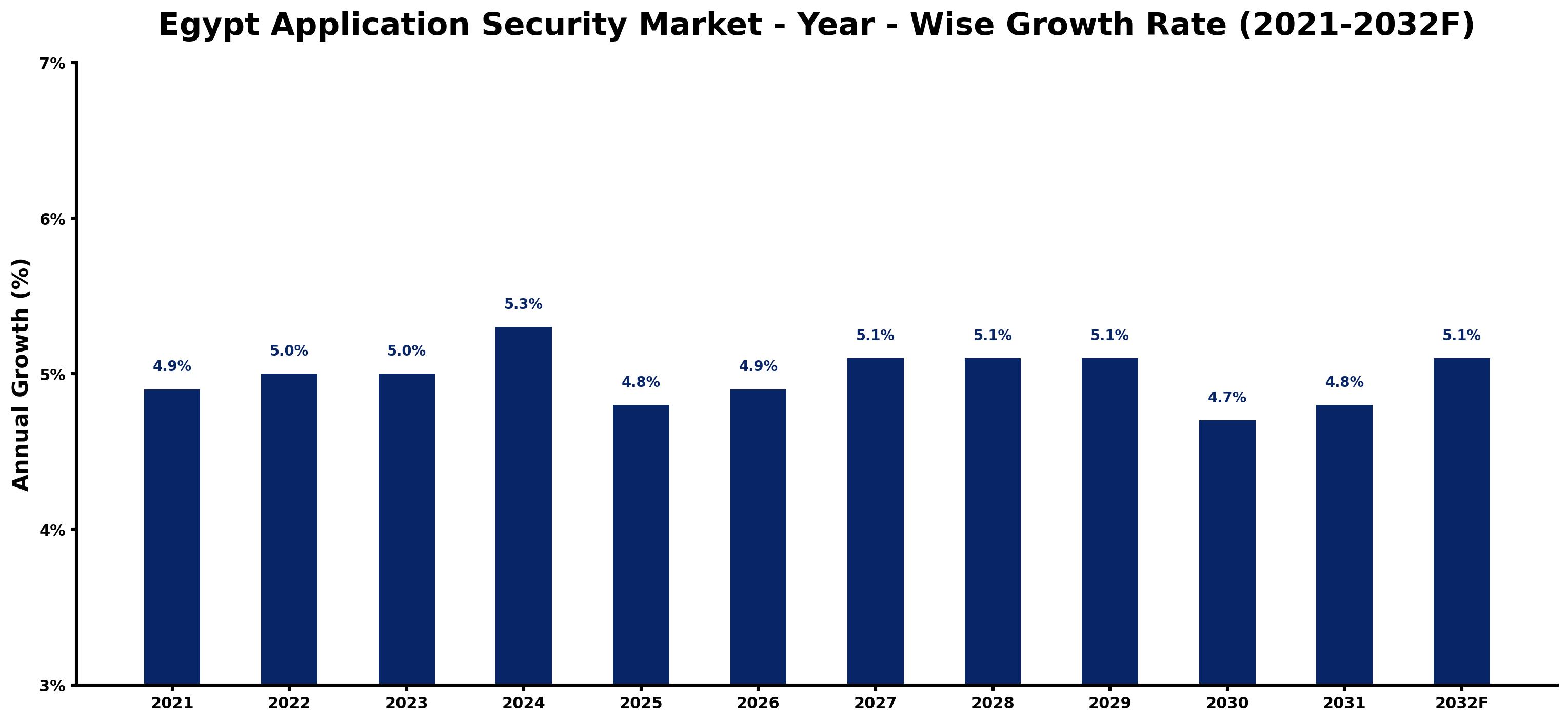 Egypt Application Security Market Year-wise Growth Rate and Key Drivers