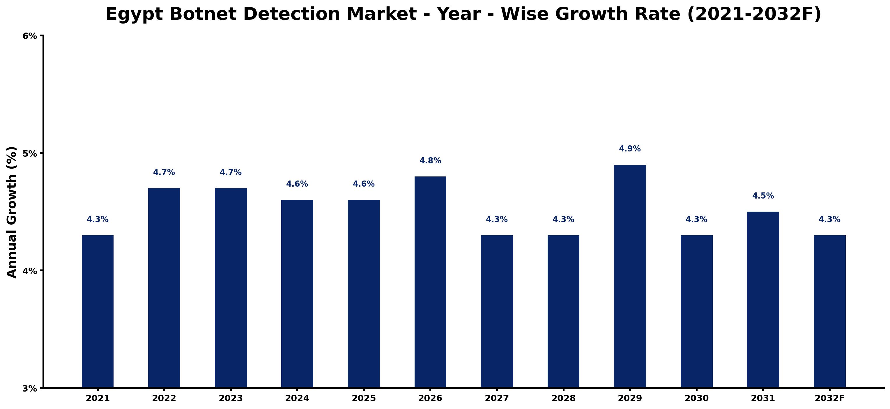 Egypt Botnet Detection Market Year-wise Growth Rate and Key Drivers