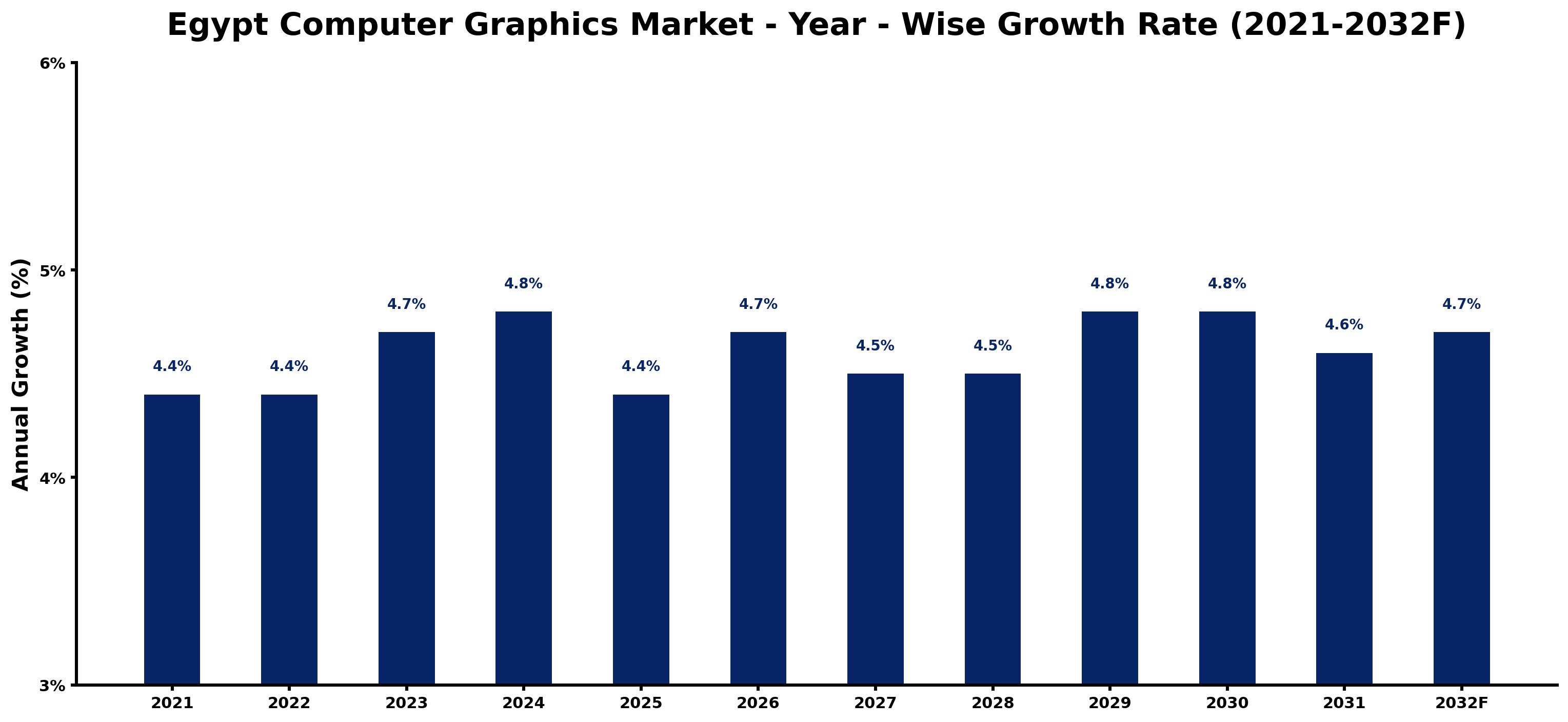 Egypt Computer Graphics Market Year-wise Growth Rate and Key Drivers