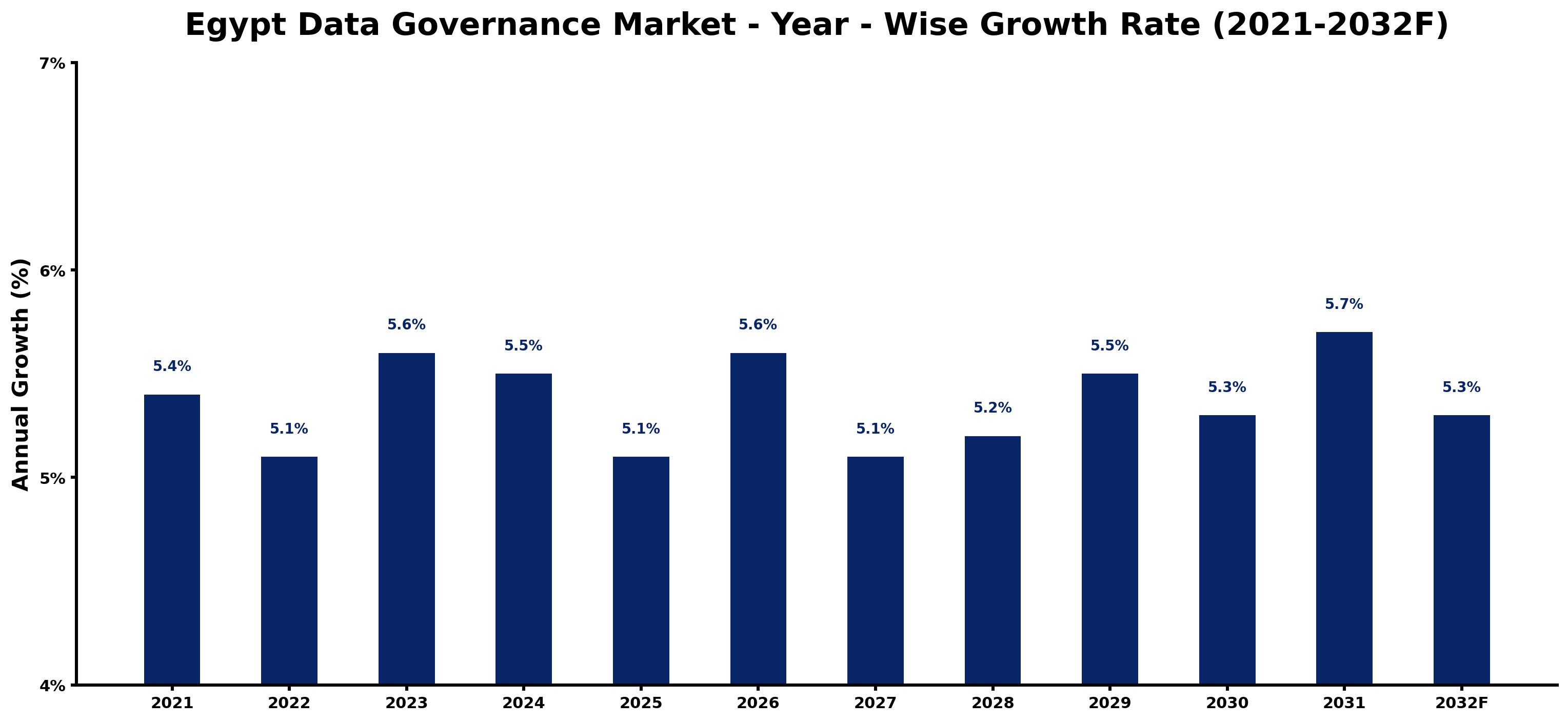 Egypt Data Governance Market Year-wise Growth Rate and Key Drivers