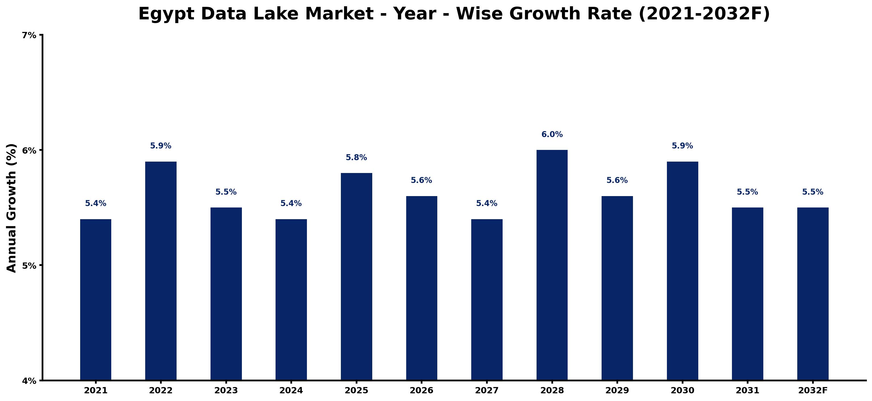 Egypt Data Lake Market Year-wise Growth Rate and Key Drivers