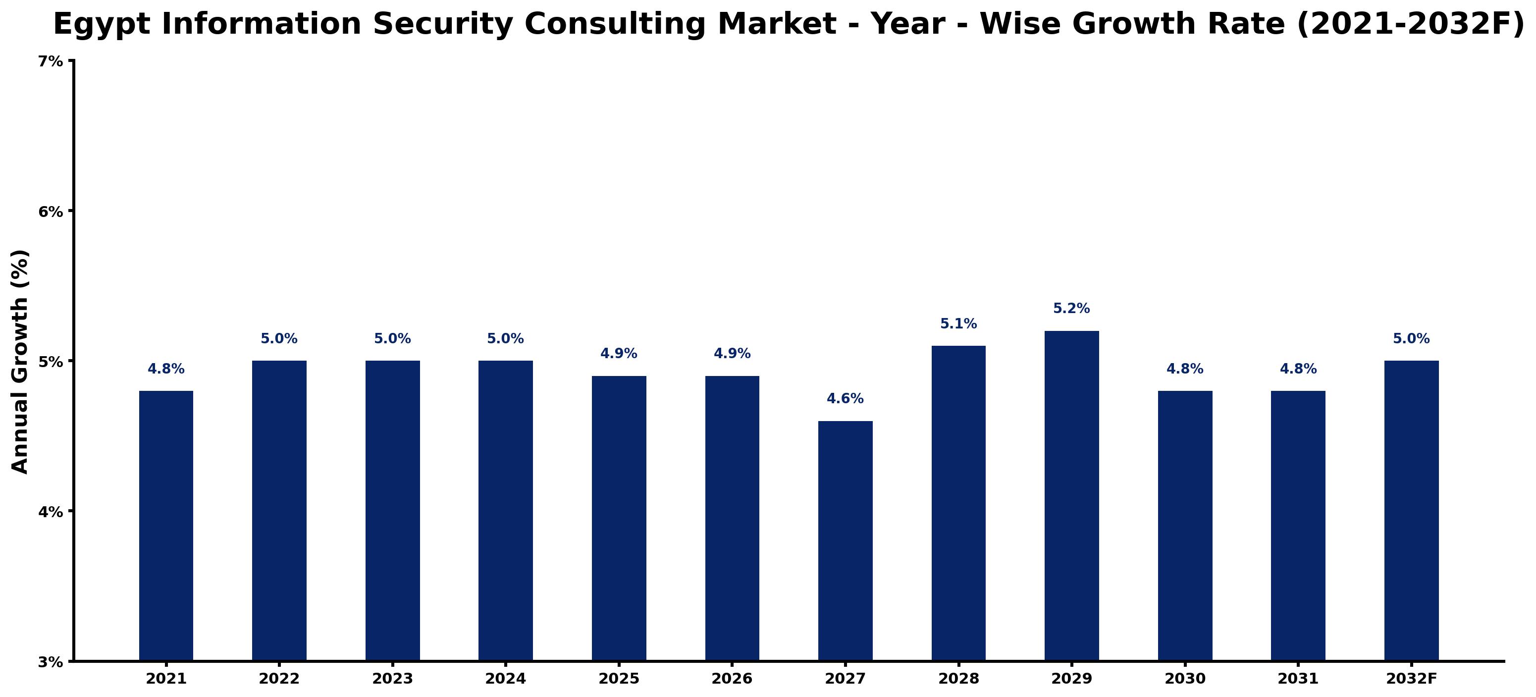 Egypt Information Security Consulting Market Year-wise Growth Rate and Key Drivers
