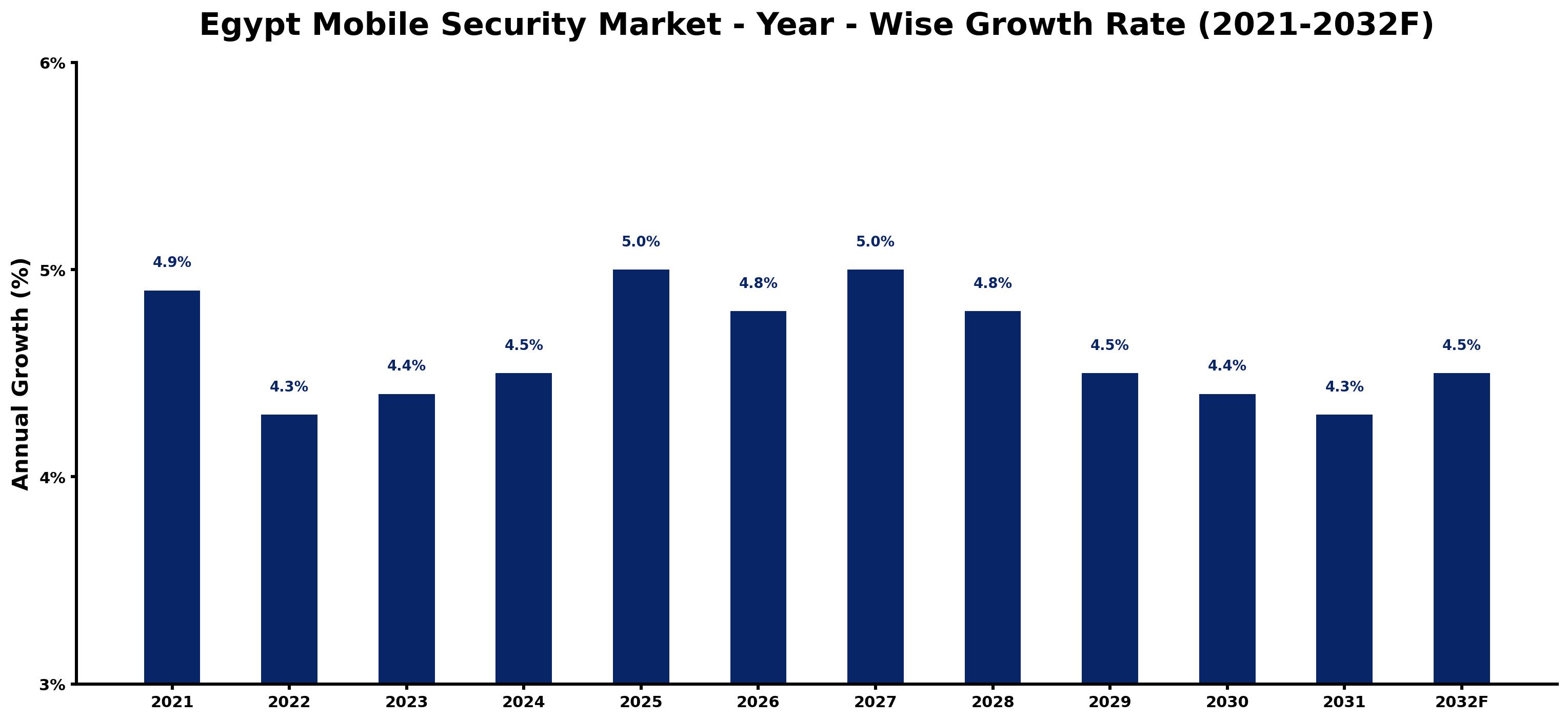 Egypt Mobile Security Market Year-wise Growth Rate and Key Drivers