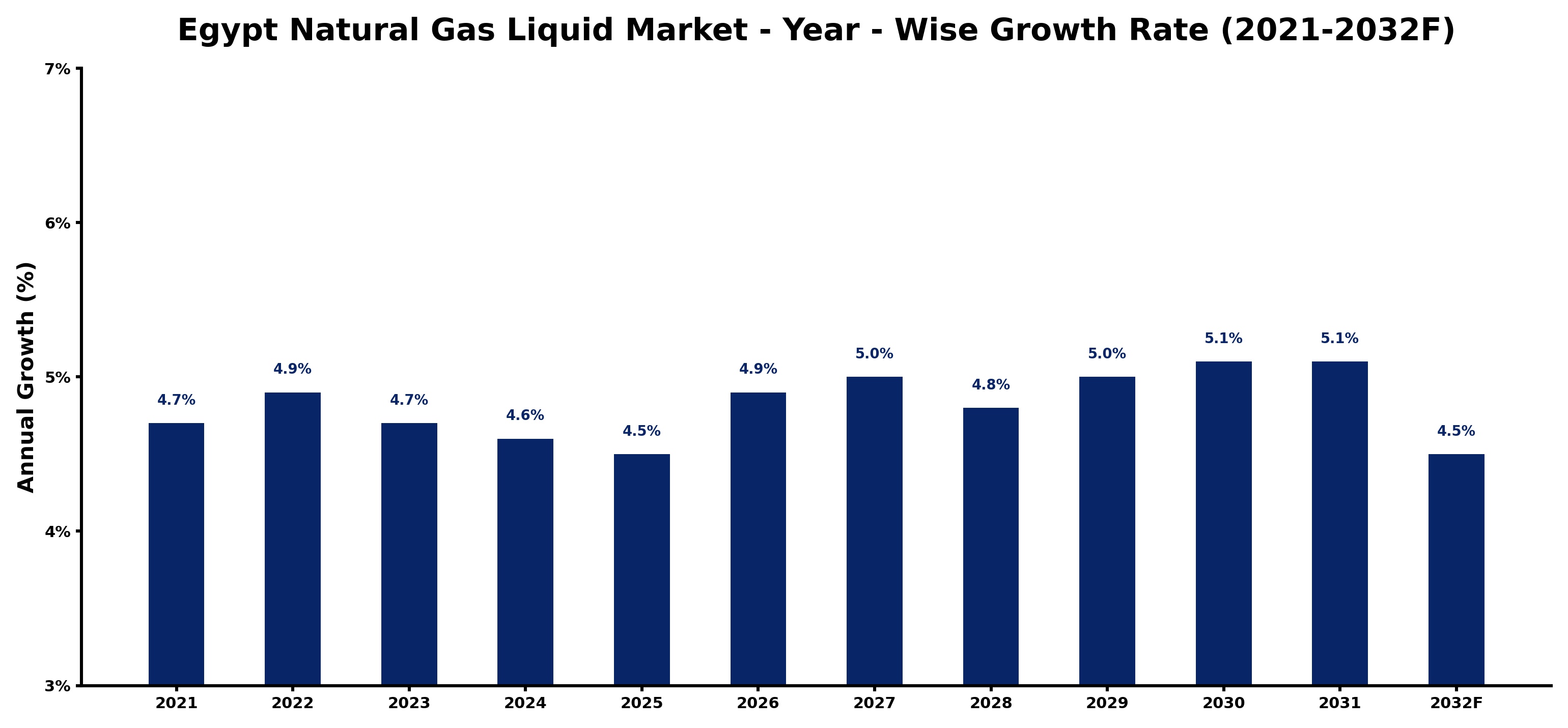 Egypt Natural Gas Liquid Market Year-wise Growth Rate and Key Drivers