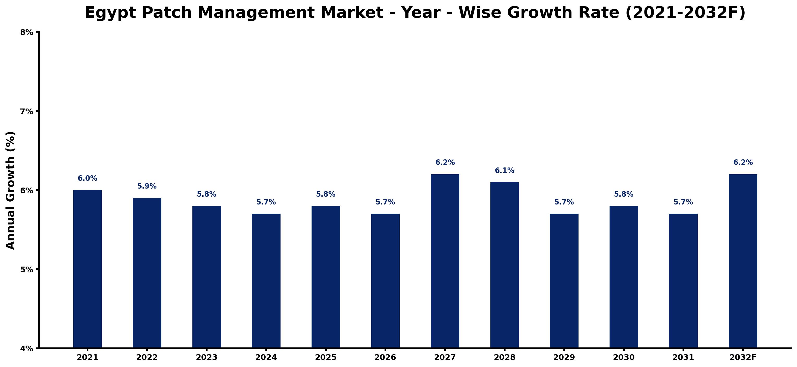 Egypt Patch Management Market Year-wise Growth Rate and Key Drivers