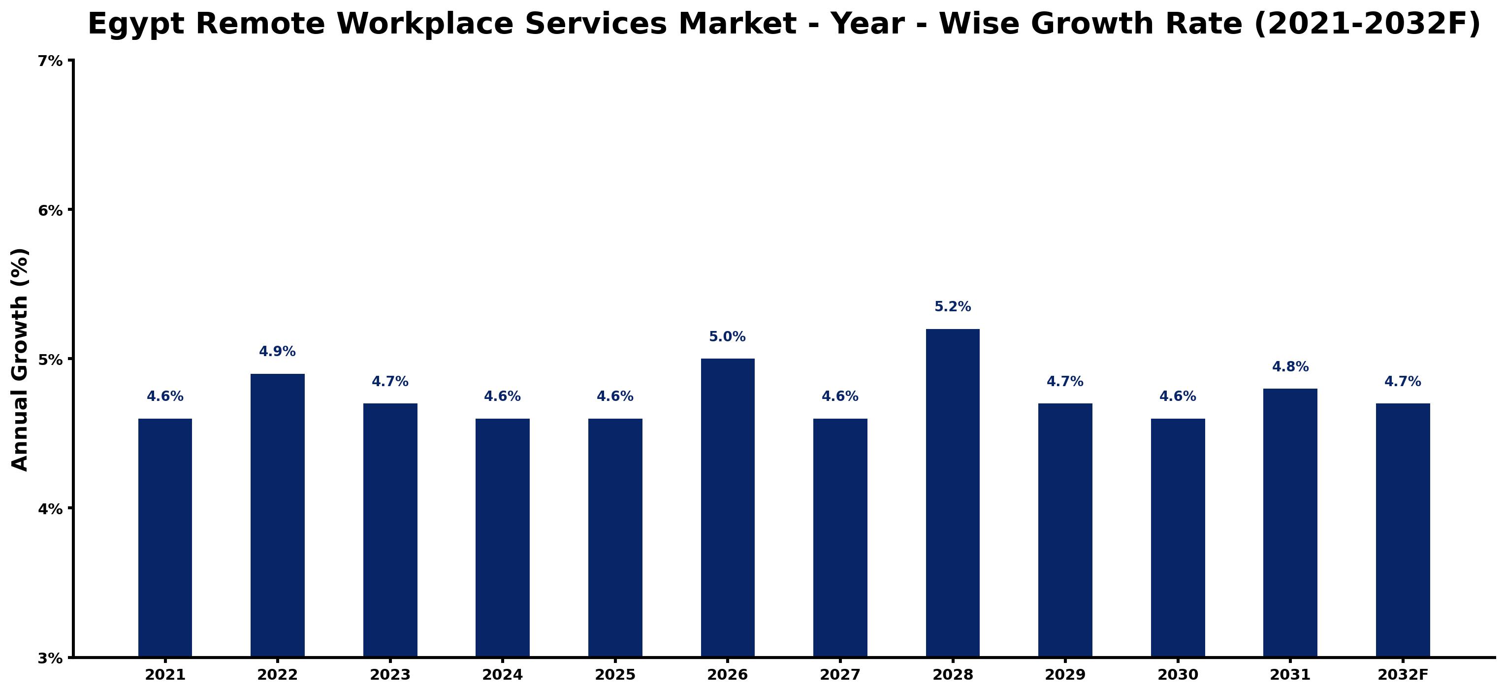 Egypt Remote Workplace Services Market Year-wise Growth Rate and Key Drivers