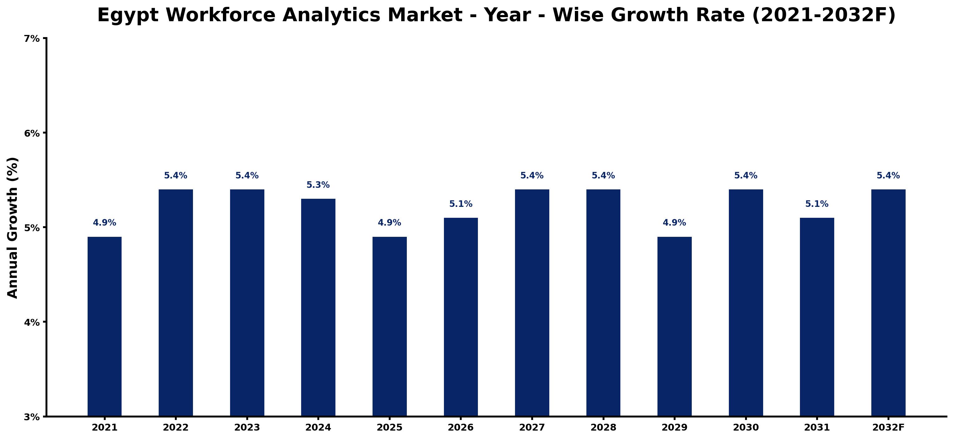 Egypt Workforce Analytics Market Year-wise Growth Rate and Key Drivers