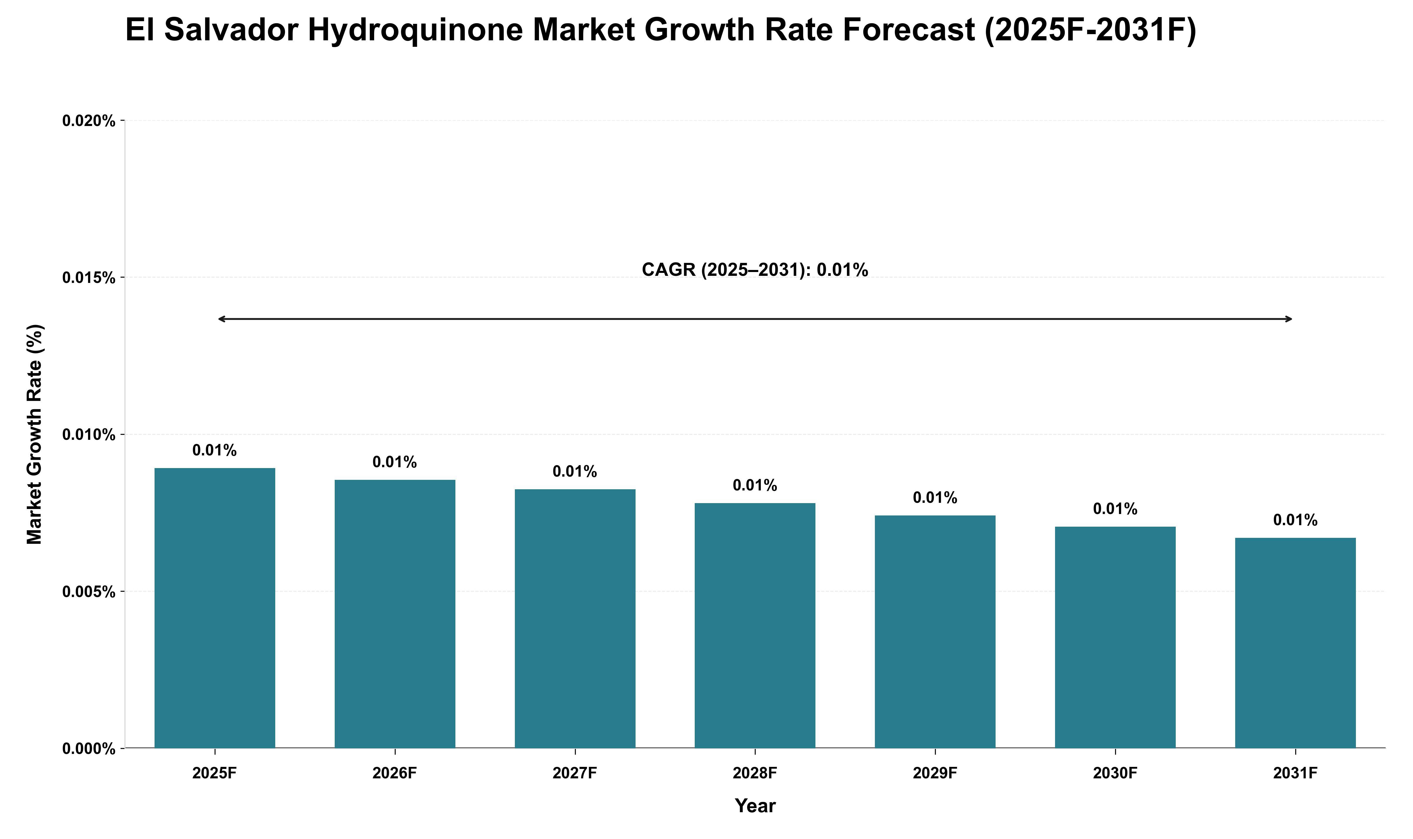 El Salvador Hydroquinone Market Growth Rate Analysis (2025 - 2031)