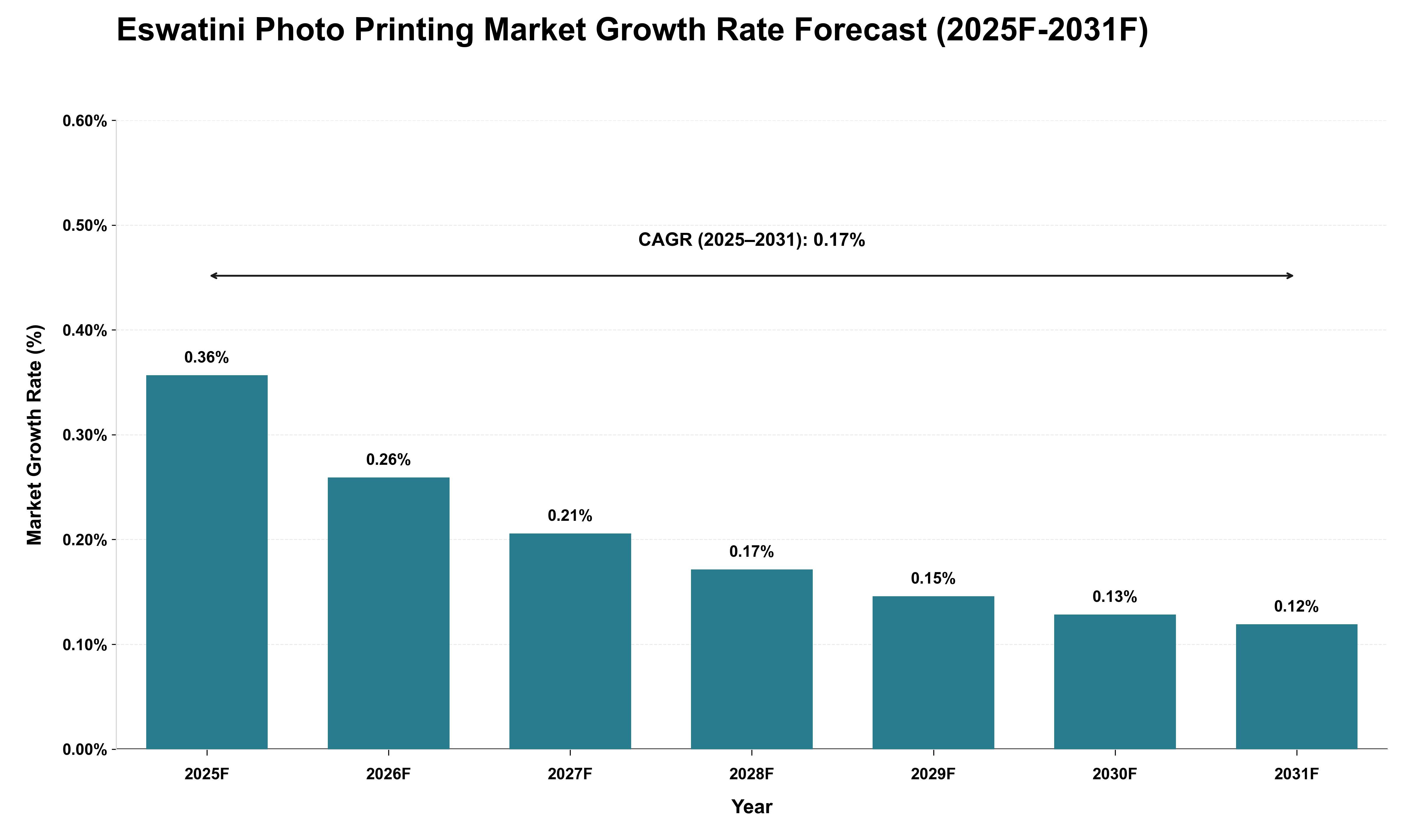 Eswatini Photo Printing Market Growth Rate Analysis (2025 - 2031)