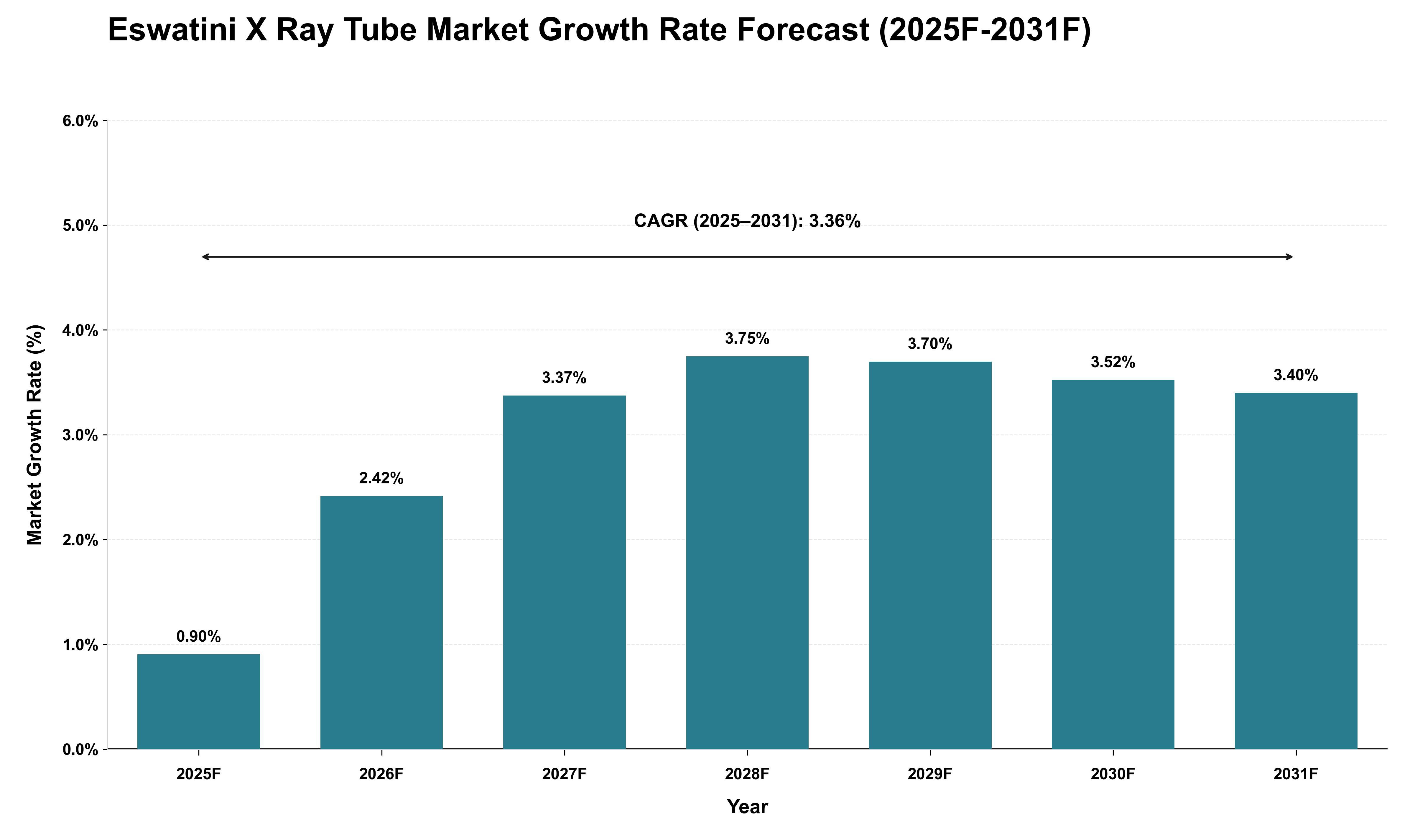 Eswatini X Ray Tube Market Growth Rate Analysis (2025 - 2031)