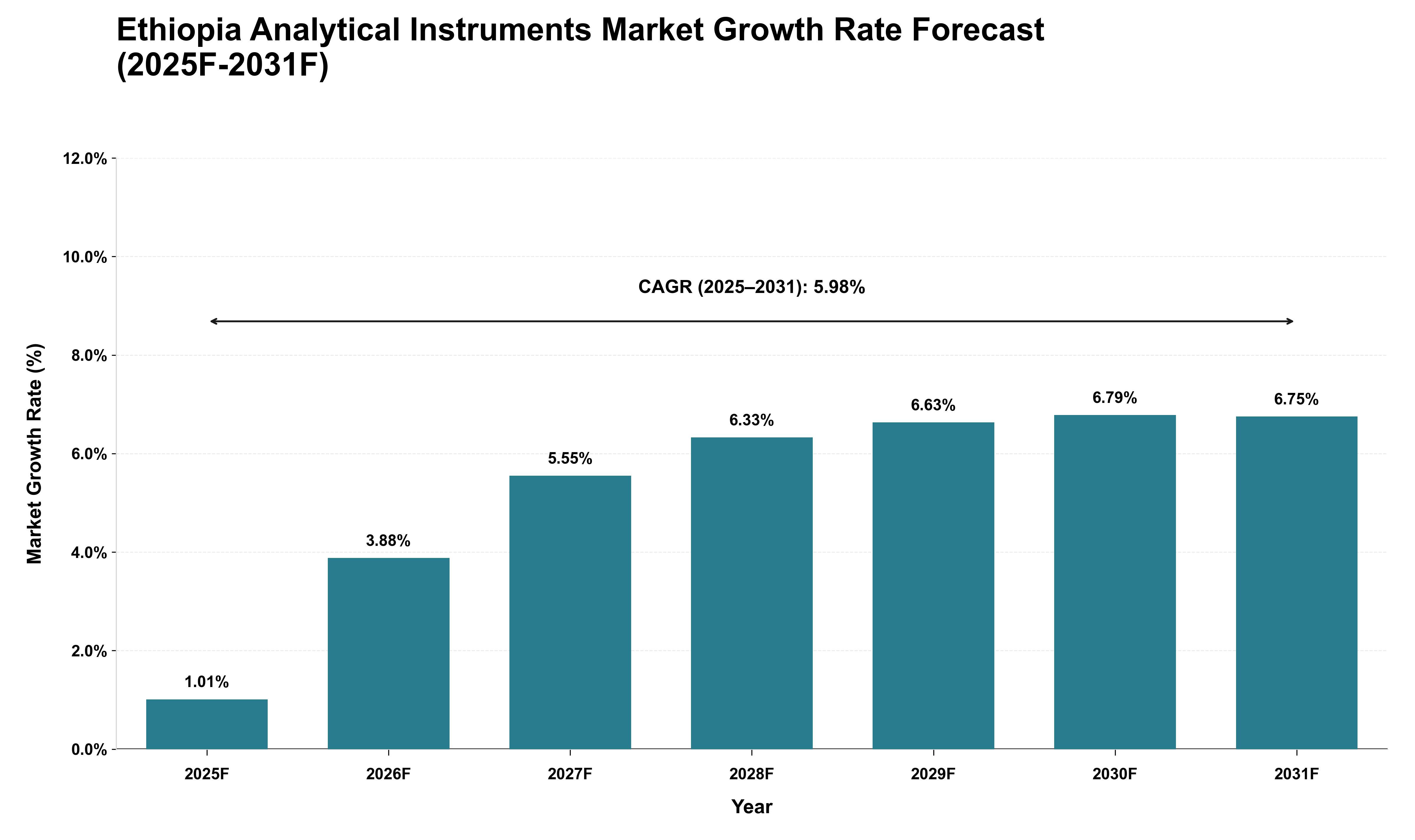 Ethiopia Analytical Instruments Market Growth Rate Analysis (2025 - 2031)