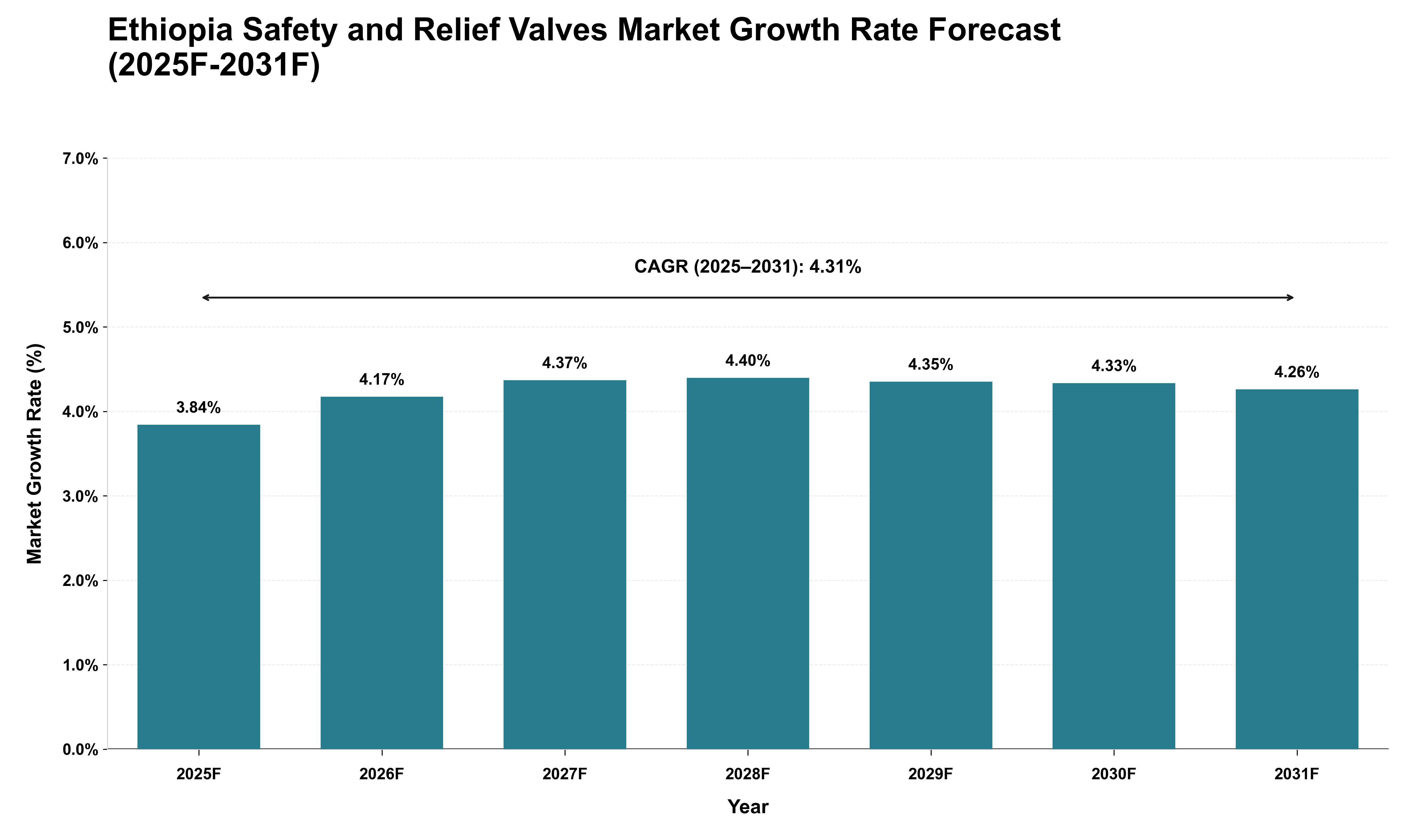 Ethiopia Safety and Relief Valves Market Growth Rate Analysis (2025 - 2031)