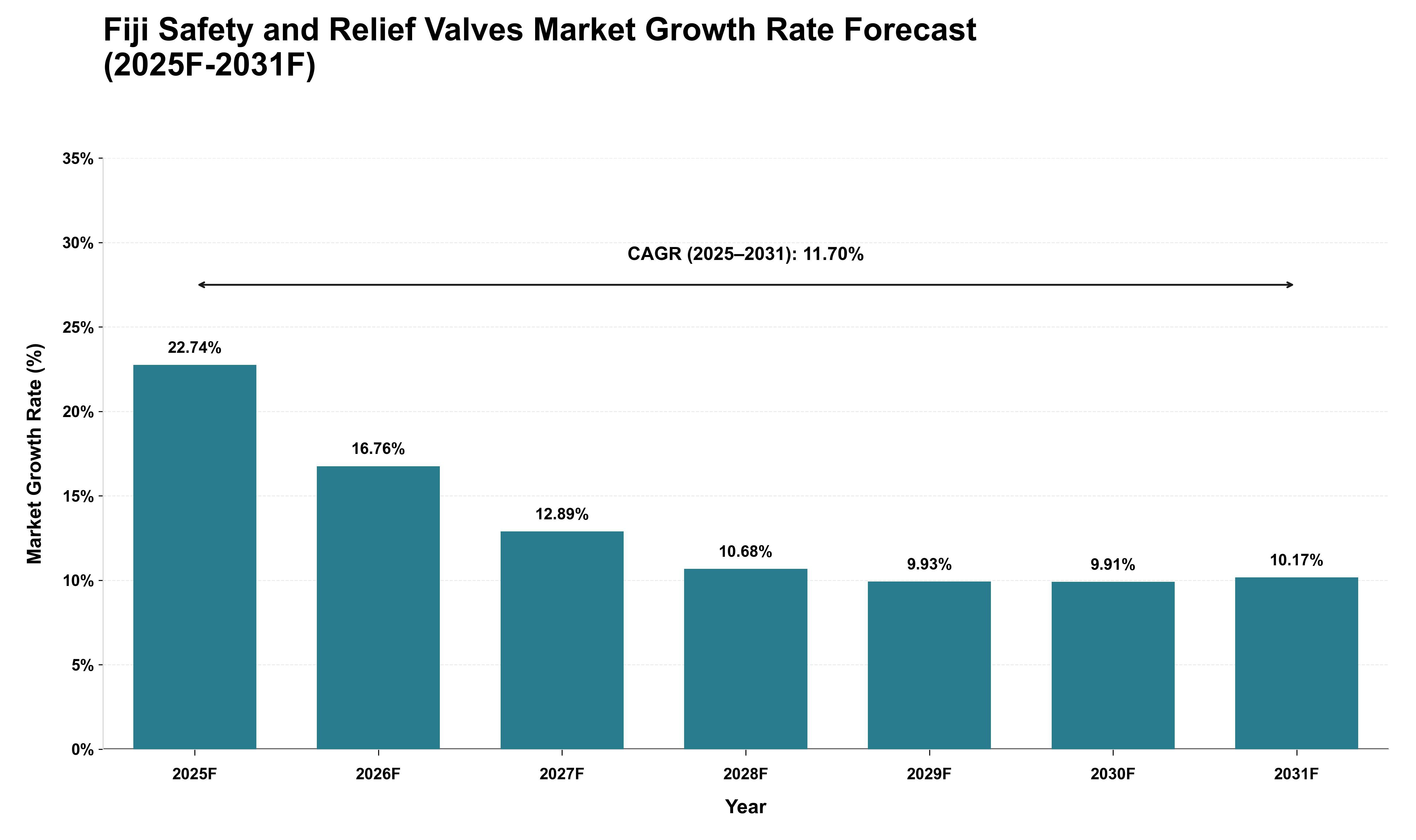 Fiji Safety and Relief Valves Market Growth Rate Analysis (2025 - 2031)