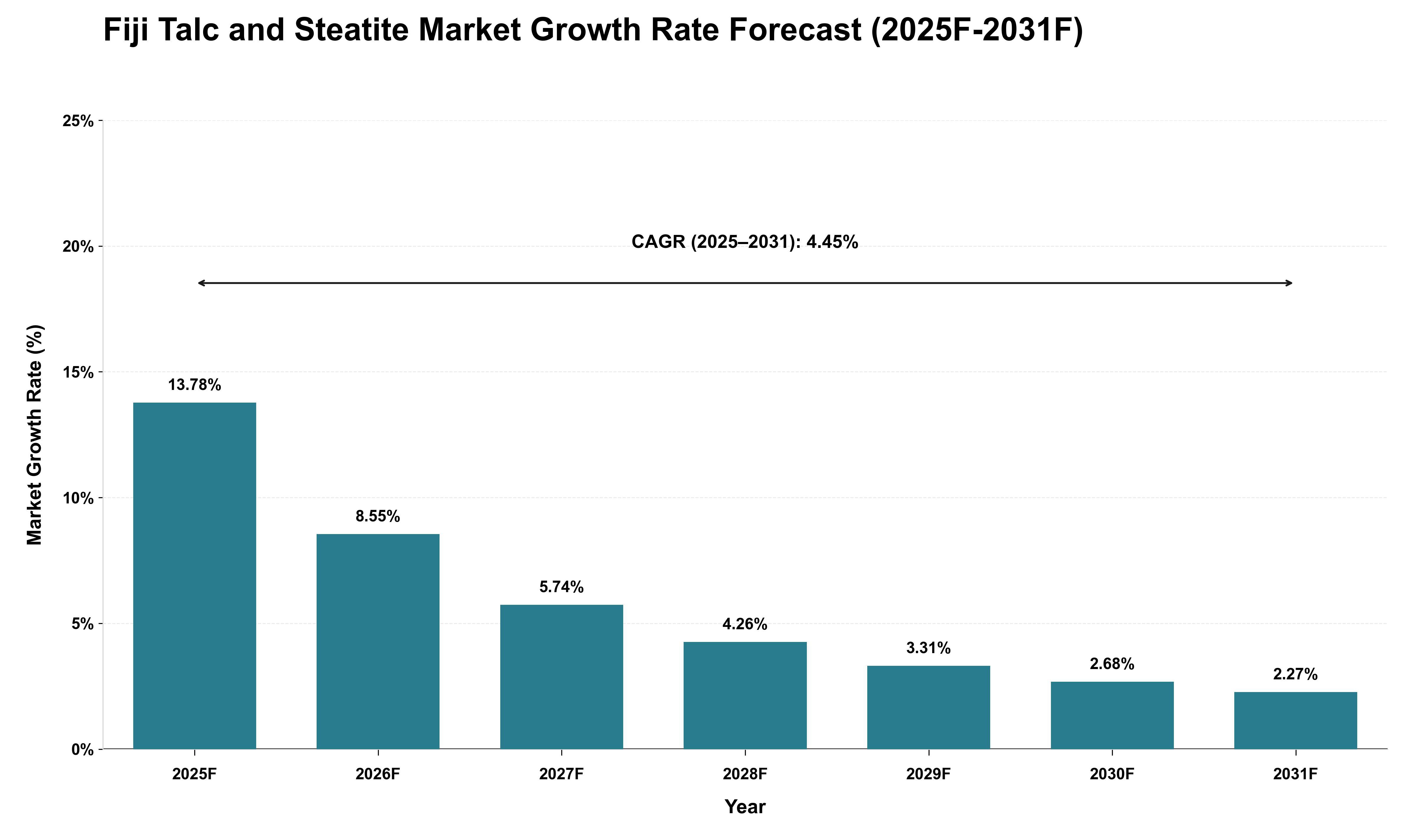 Fiji Talc and Steatite Market Growth Rate Analysis (2025 - 2031)