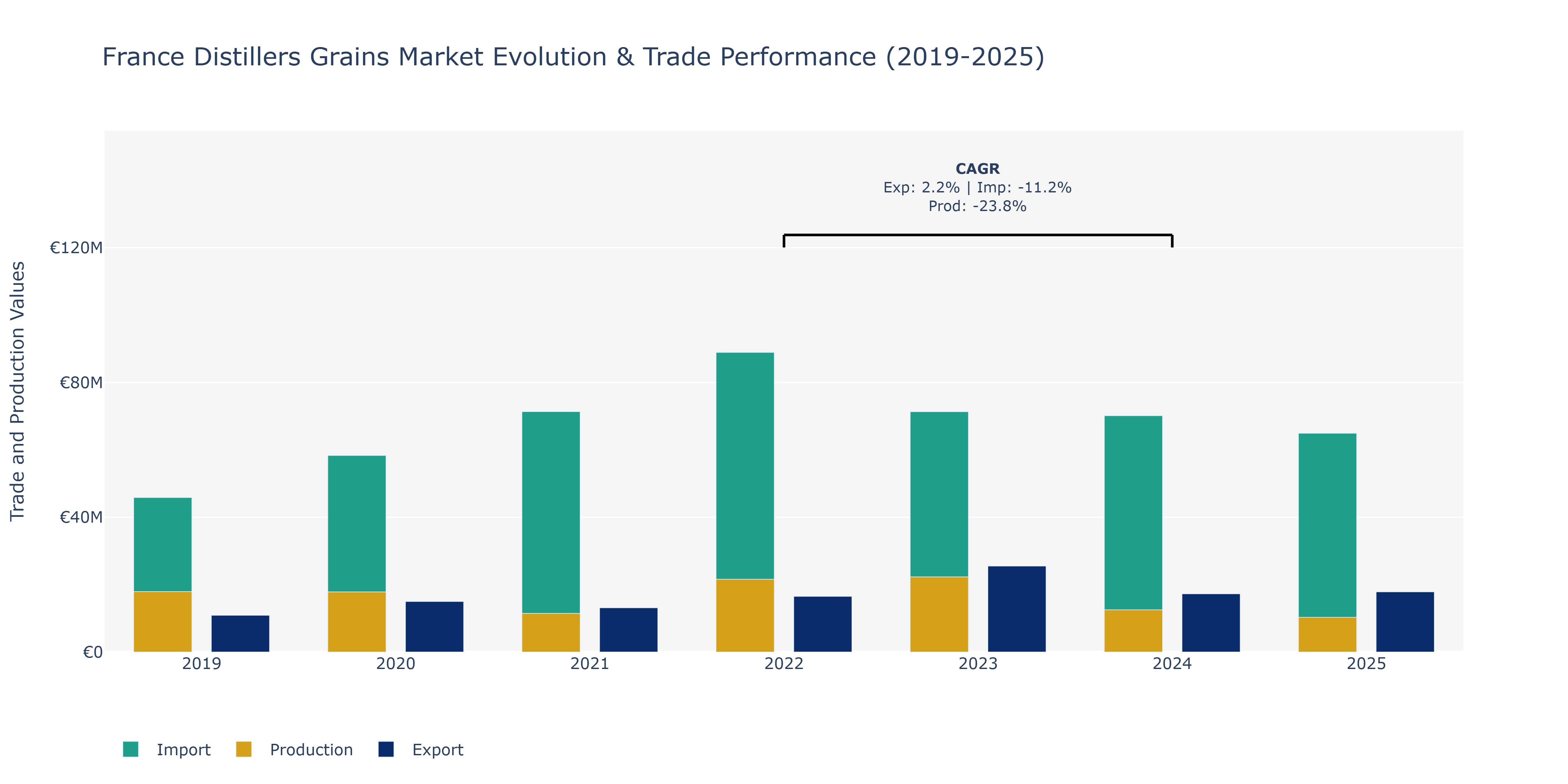 France Distillers Grains Market: Production & Trade Performance (2019-2025)
