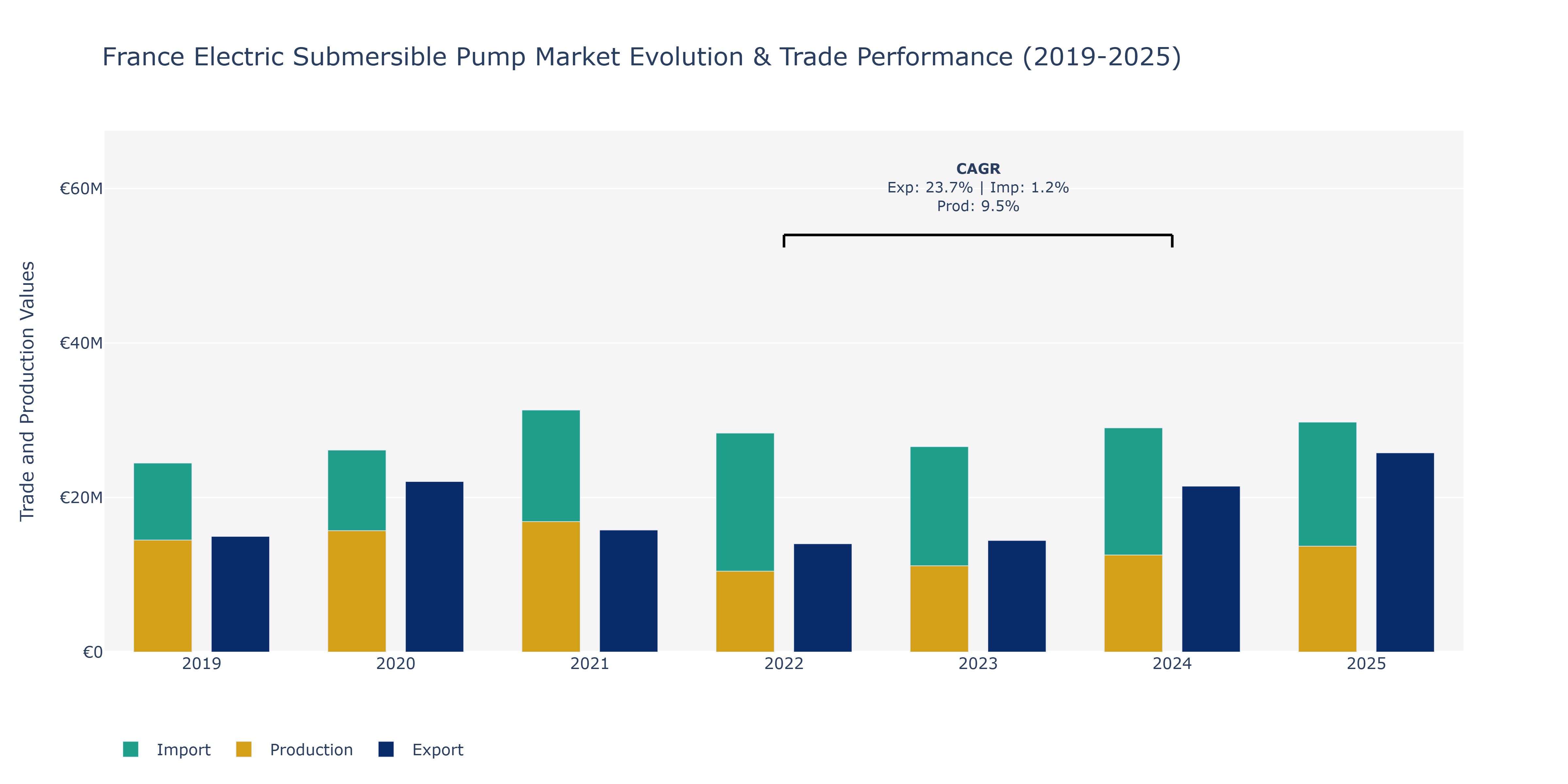 France Electric Submersible Pump Market: Production & Trade Performance (2019-2025)