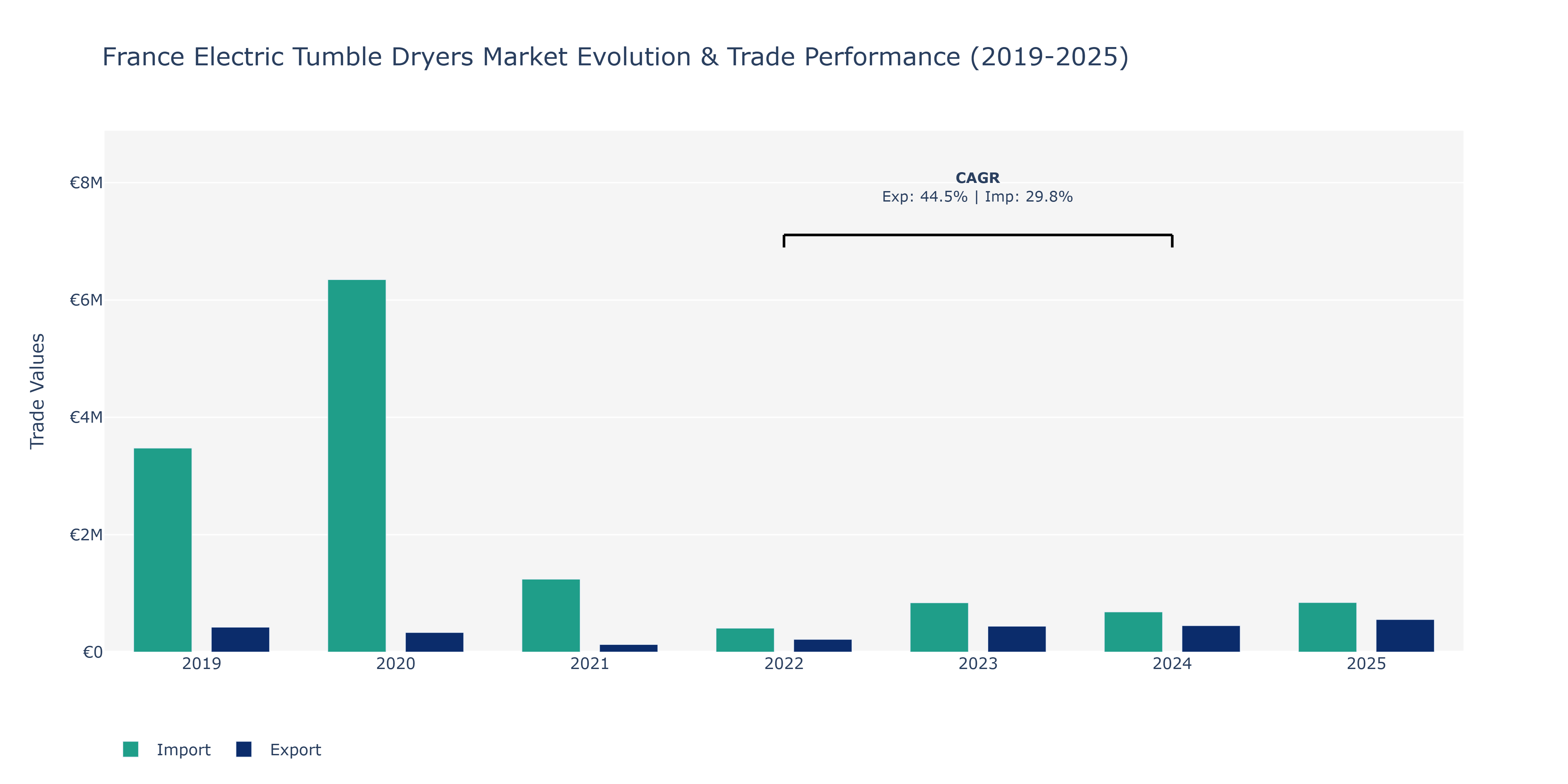 France Electric Tumble Dryers Market: Production & Trade Performance (2019-2025)