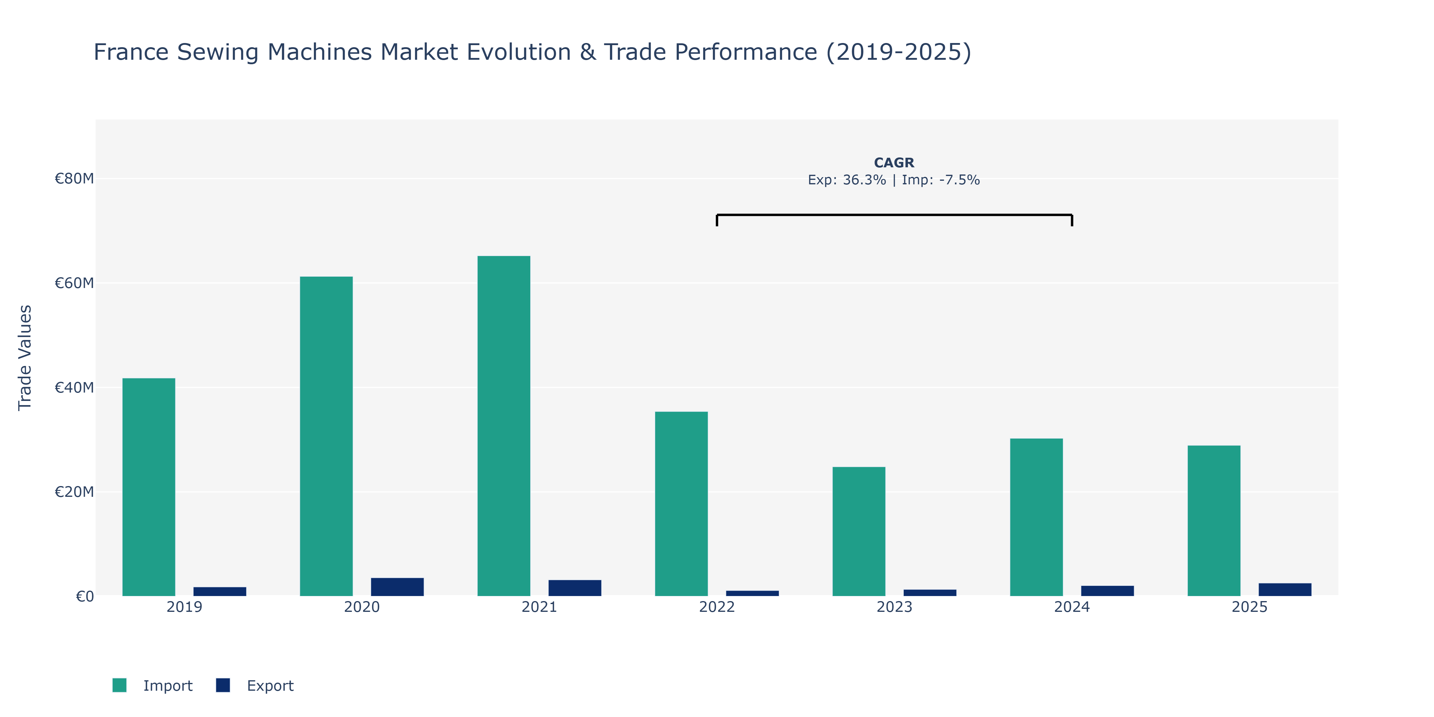 France Sewing Machines Market: Production & Trade Performance (2019-2025)