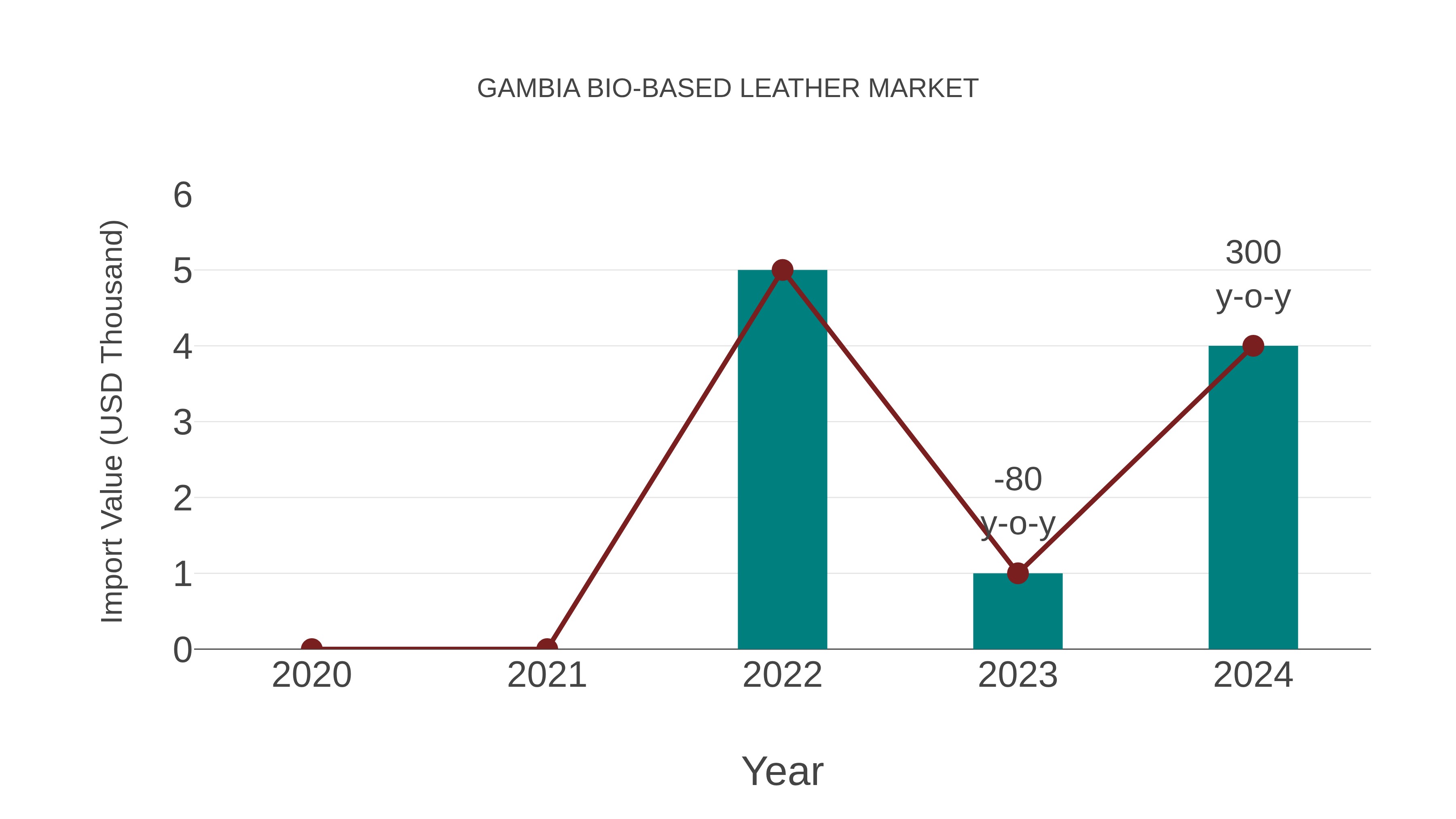  Gambia Bio-based Leather Market: Import Trend Analysis