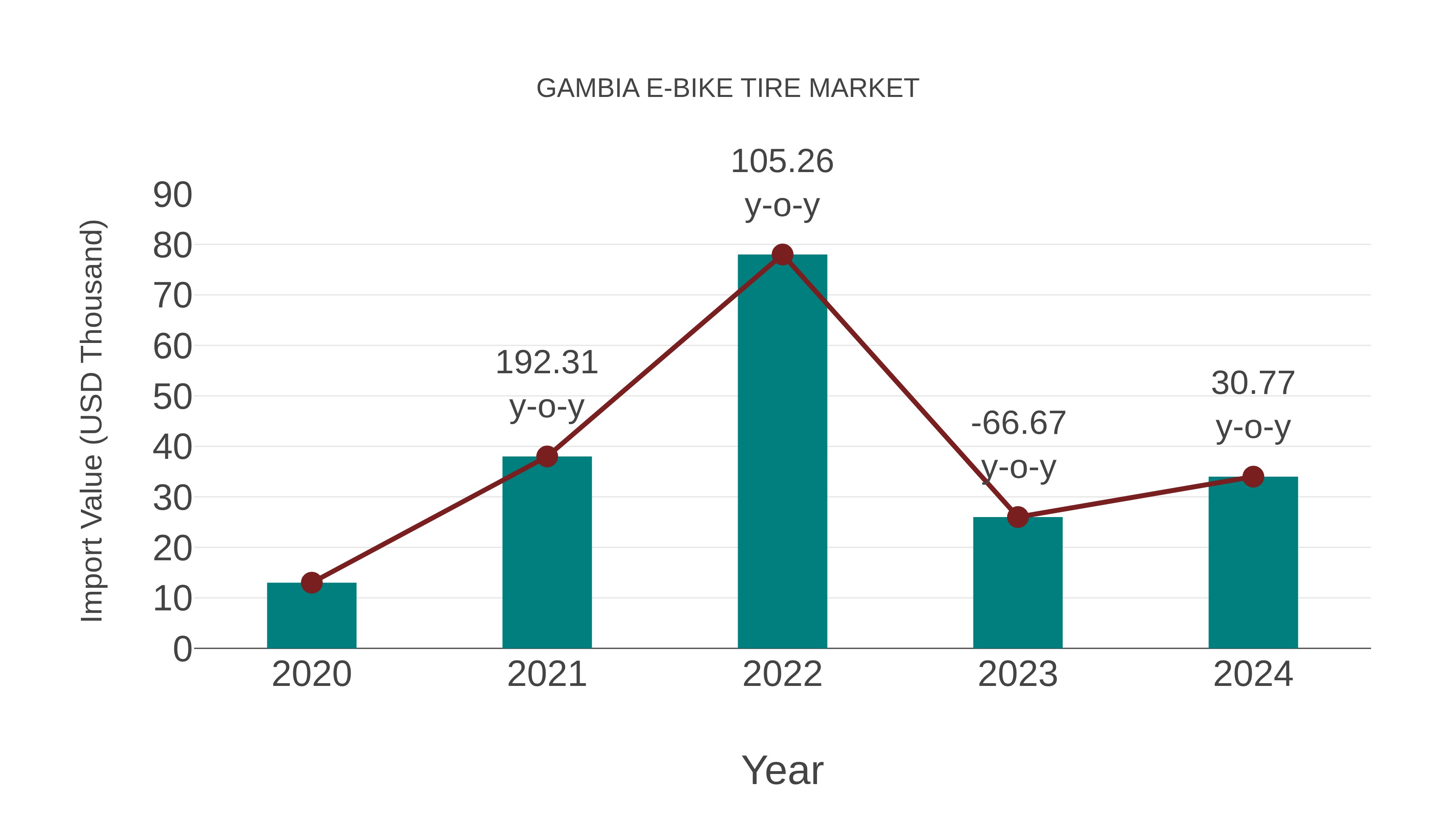  Gambia E-bike Tire Market: Import Trend Analysis