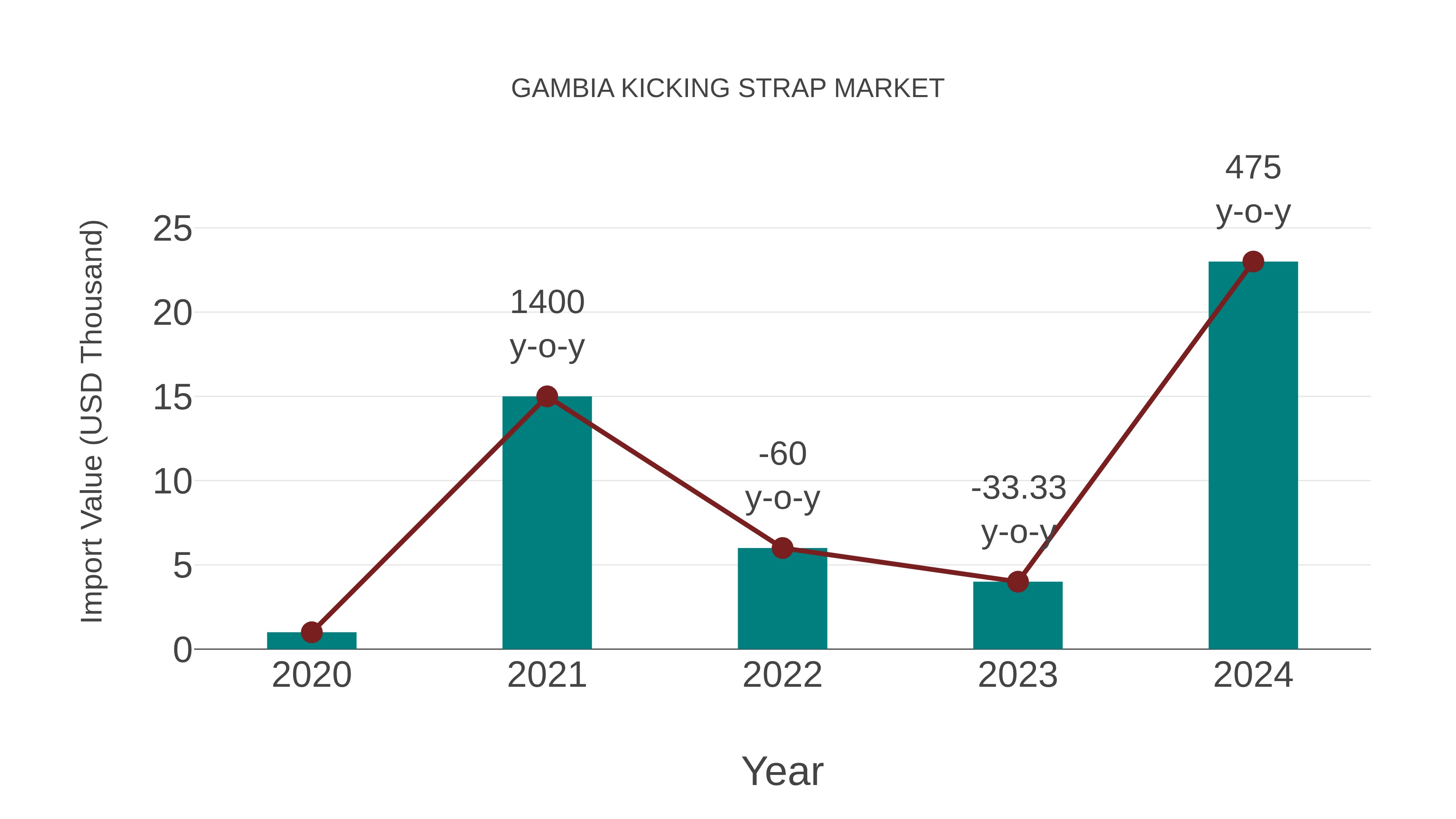  Gambia Kicking Strap Market: Import Trend Analysis