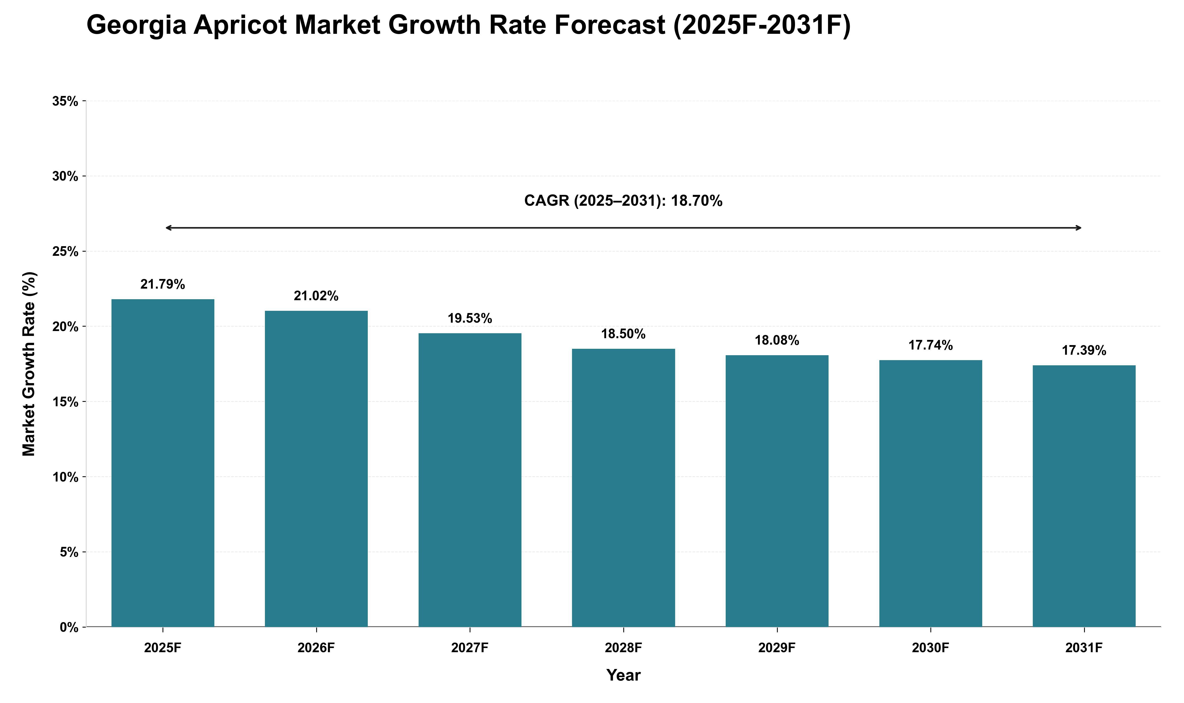 Georgia Apricot Market Growth Rate Analysis (2025 - 2031)