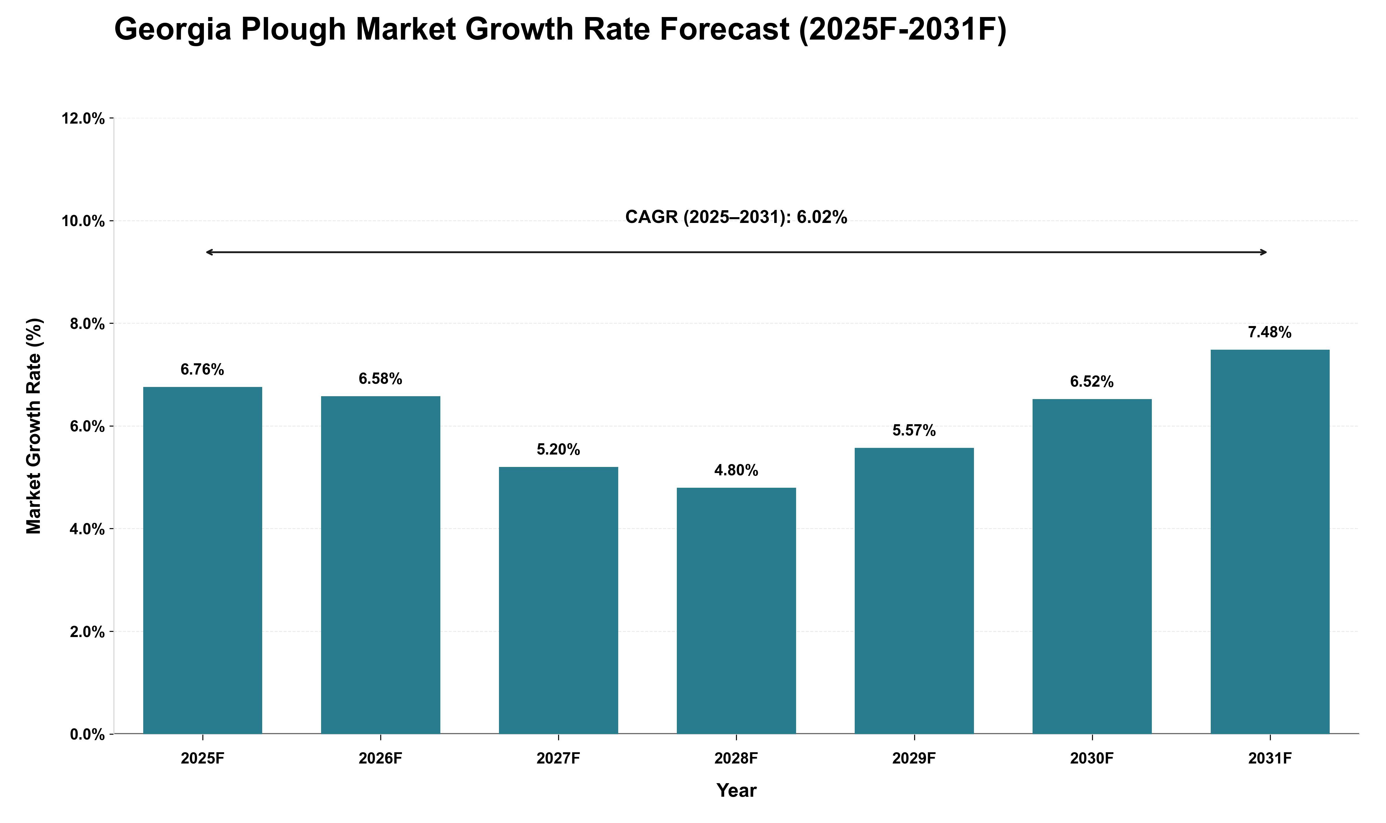 Georgia Plough Market Growth Rate Analysis (2025 - 2031)