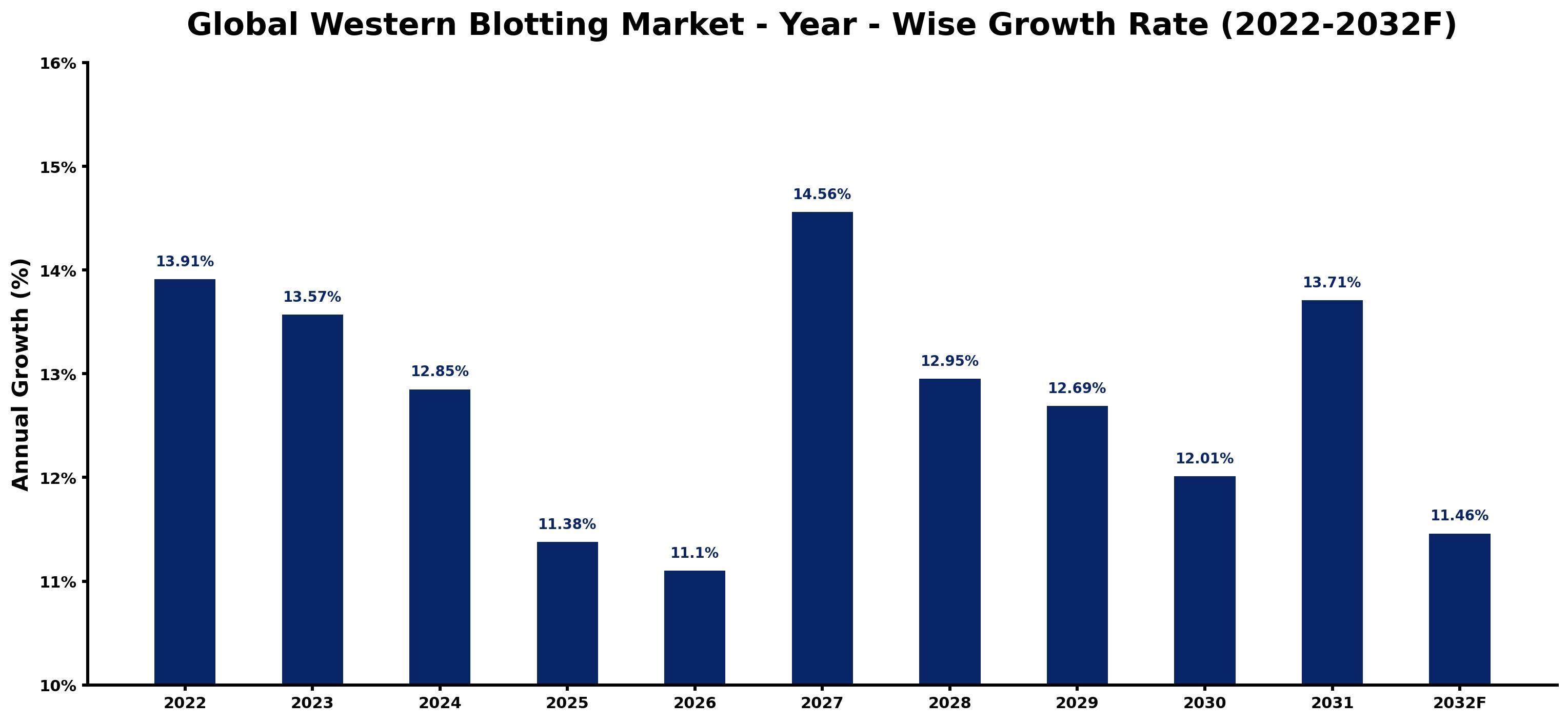 Global Western Blotting Market Year-wise Growth Rate and Key Drivers