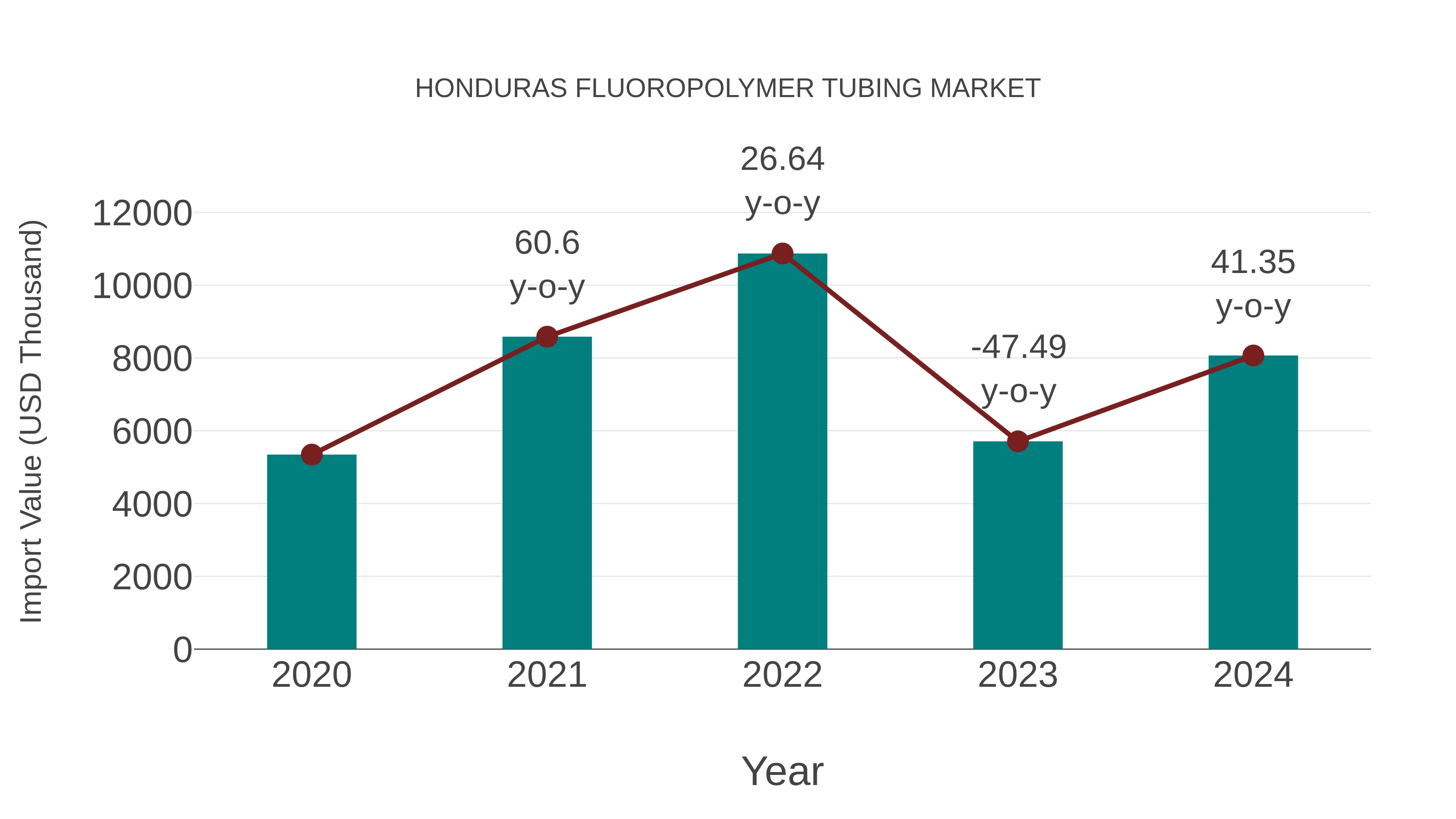 Honduras Fluoropolymer Tubing Market: Import Trend Analysis
