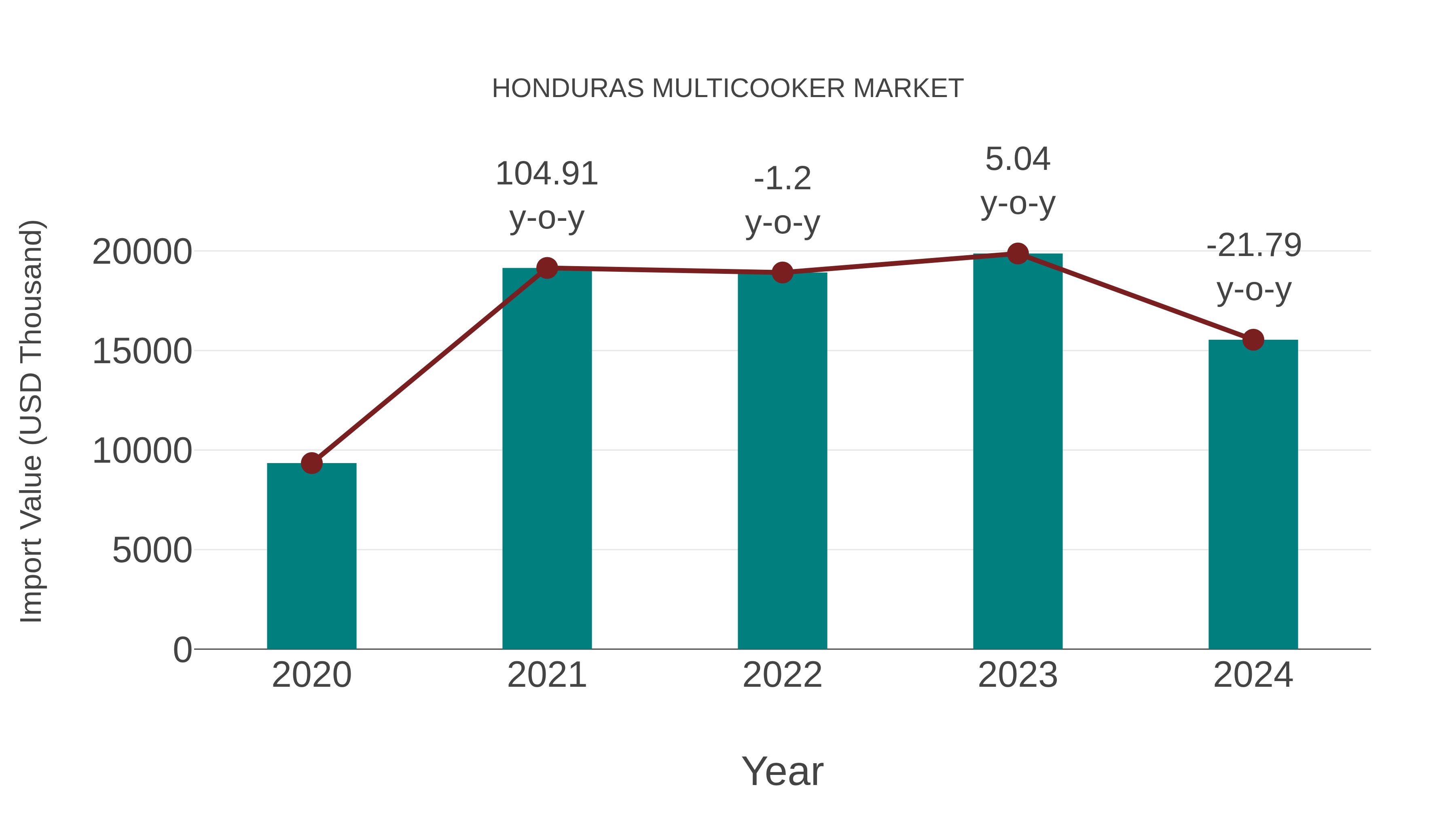  Honduras Multicooker Market: Import Trend Analysis