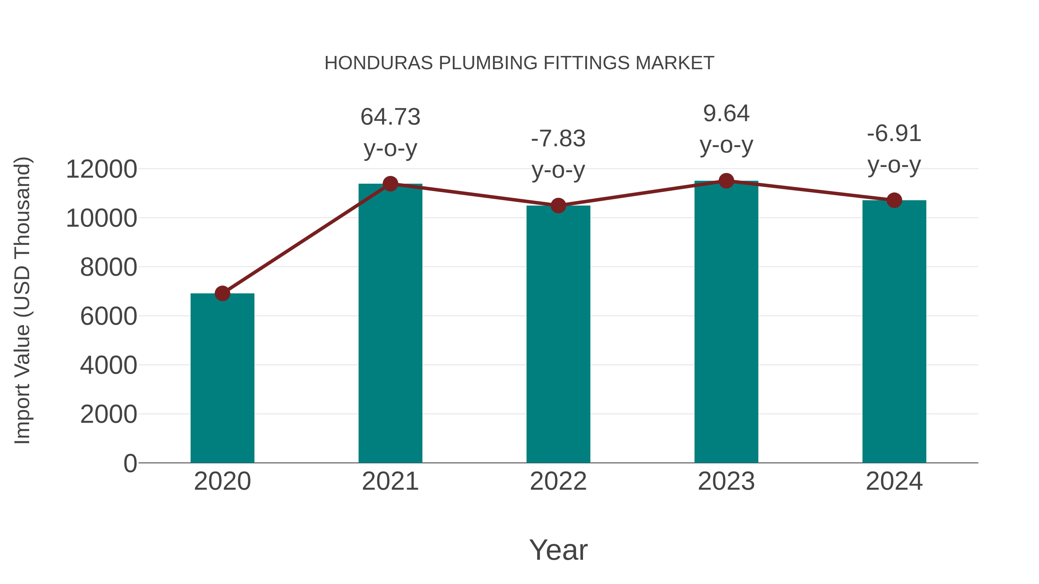  Honduras Plumbing Fittings Market: Import Trend Analysis
