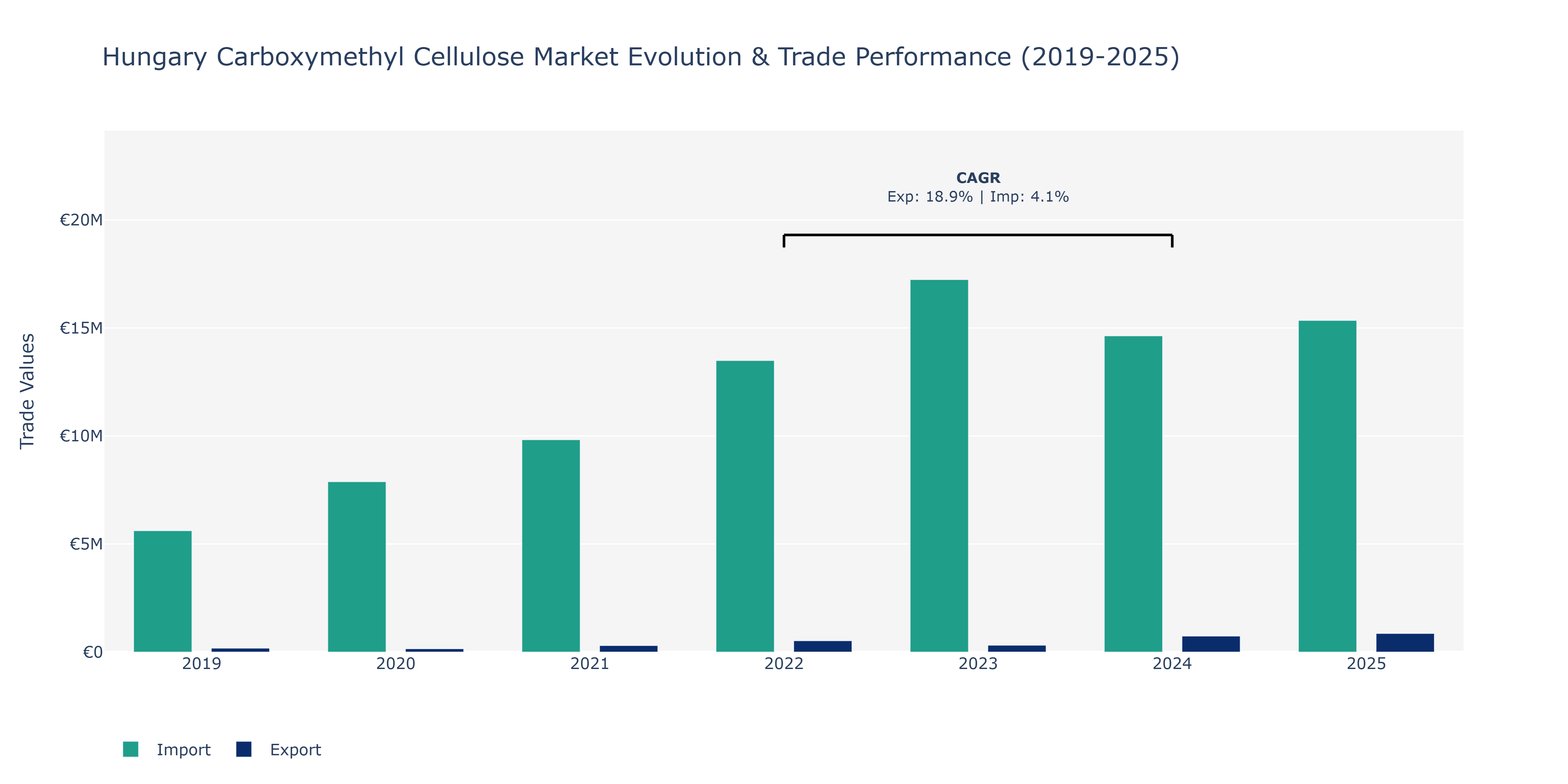 Hungary Carboxymethyl Cellulose Market: Production & Trade Performance (2019-2025)